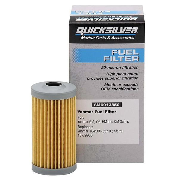 Quicksilver 8M6013850 Bränslefilter - Yanmar GM, YM, HM och QM Series