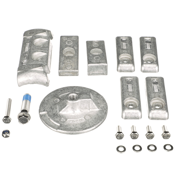 Quicksilver 8M0126670 Anodkit till Mercury 200-300 hk L6 Verado utombordare