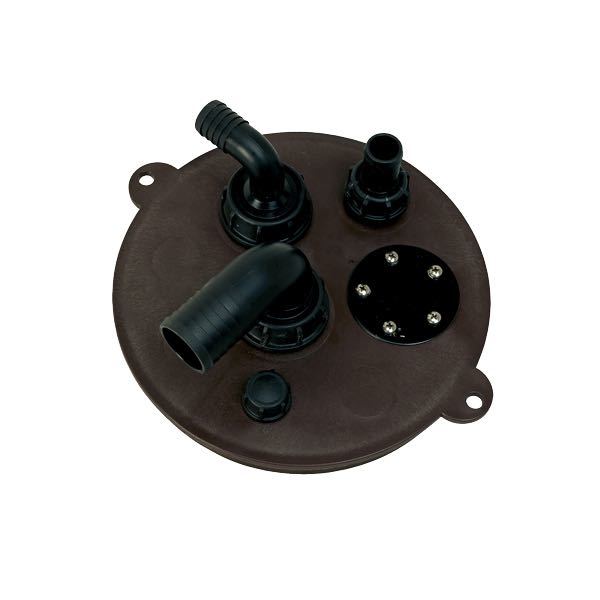 Inspektionslock till septiktank h:305mm - svart