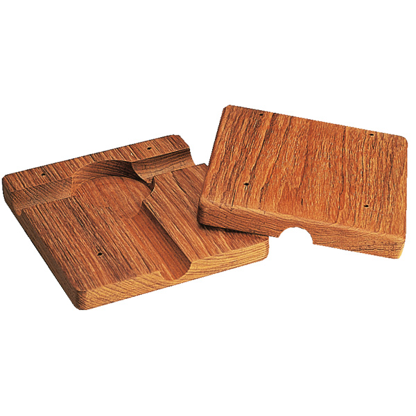Platta för utombordare 17,5x17,5x4,5 cm