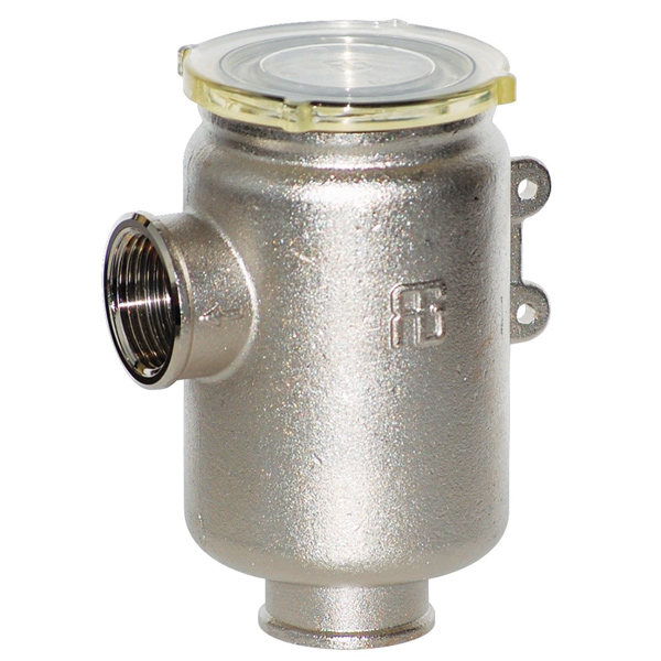 Vattenfilter förk. mässing 3/4" yacht