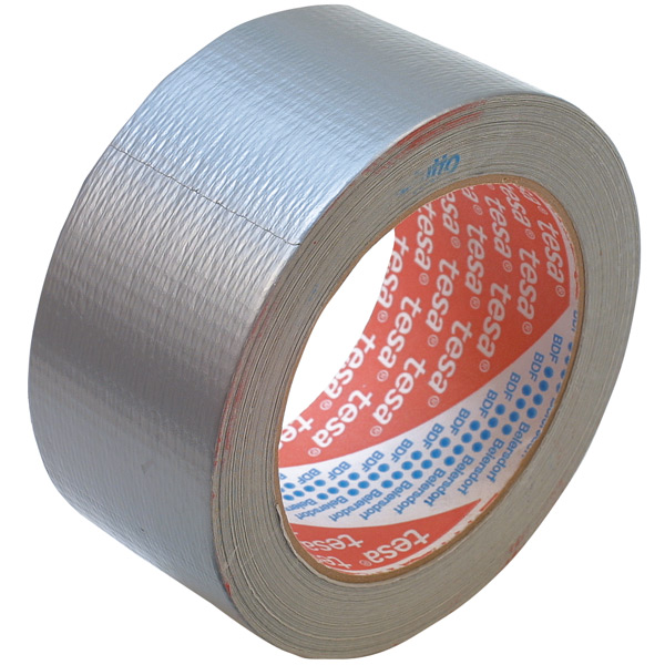 Silvertejp, 50 m x 48 mm