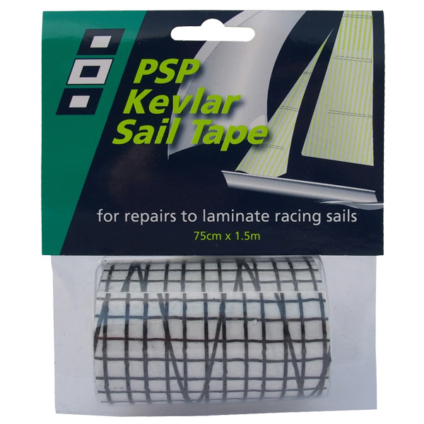 Psp kevlar segeltejp 75 mm x 1,5 m