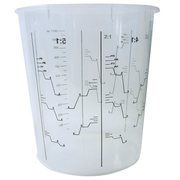 Blandningsmugg 1,3L Heavy Duty, frp med 25 st