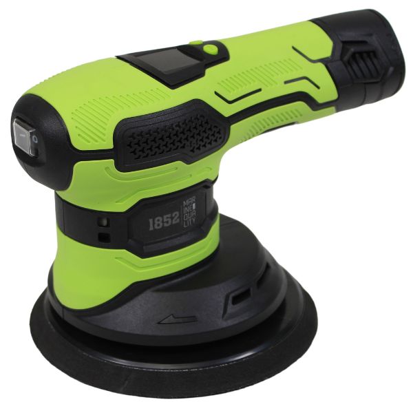 1852 dual action polermaskin med 2 st. 12V 2.0Ah batteri