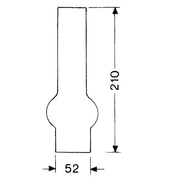 DHR Lampglas 15 x 210 mm