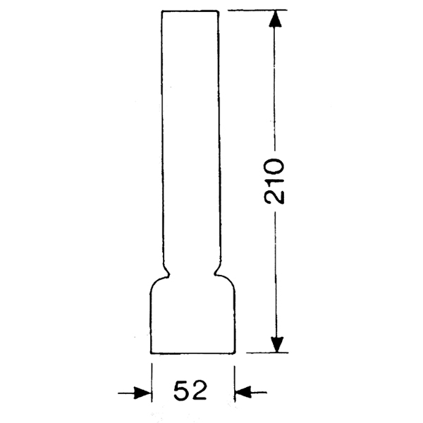 DHR Lampglas 14 x 210 mm