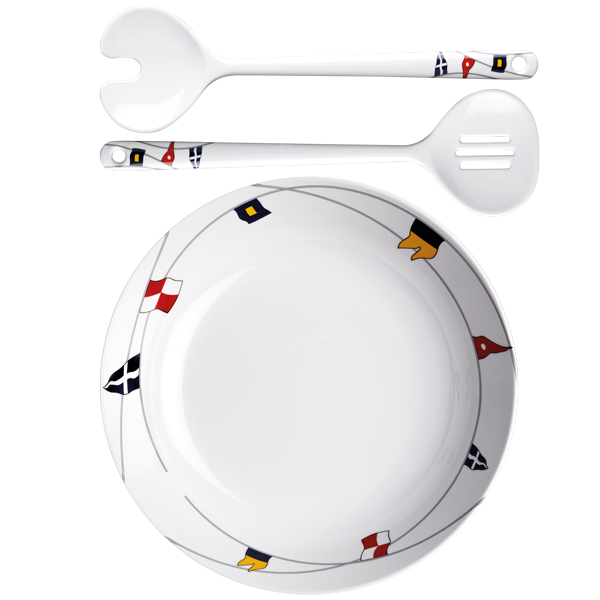 MB Regatta salladsskål Ø25 cm 339 g med salladsbestick