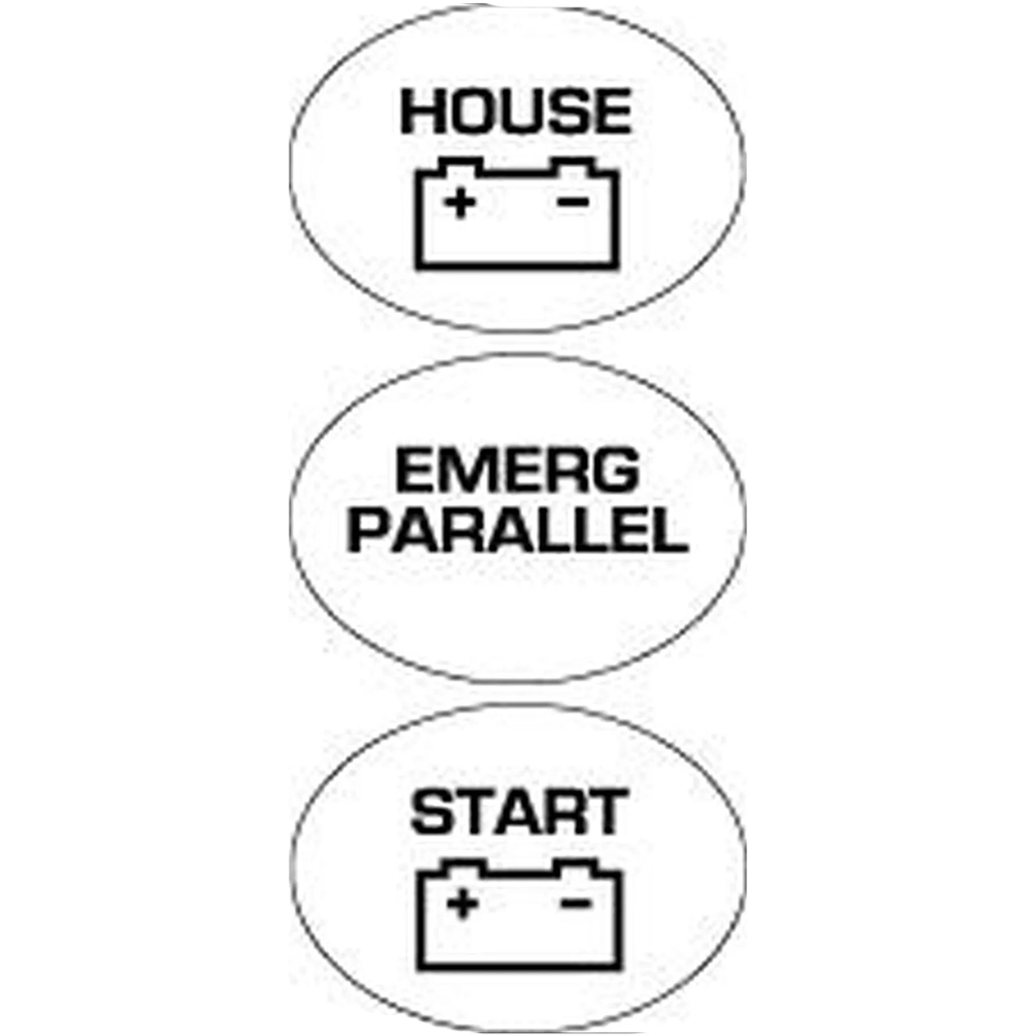 BEP Label Set For 701-720 Series Battery Switches