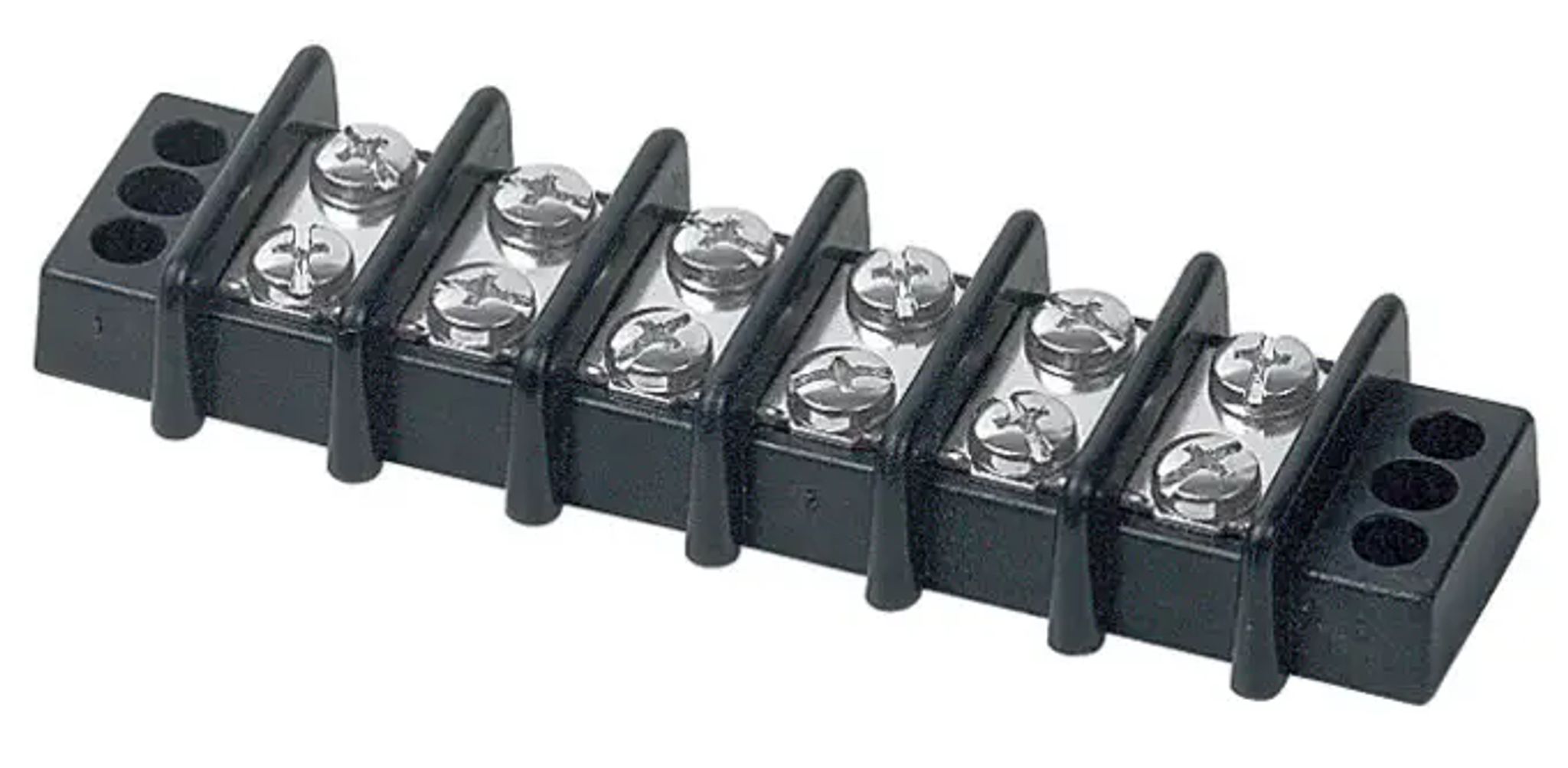 BEP Terminal Block 2x 6 Terminal Screws 6,3mm 30A