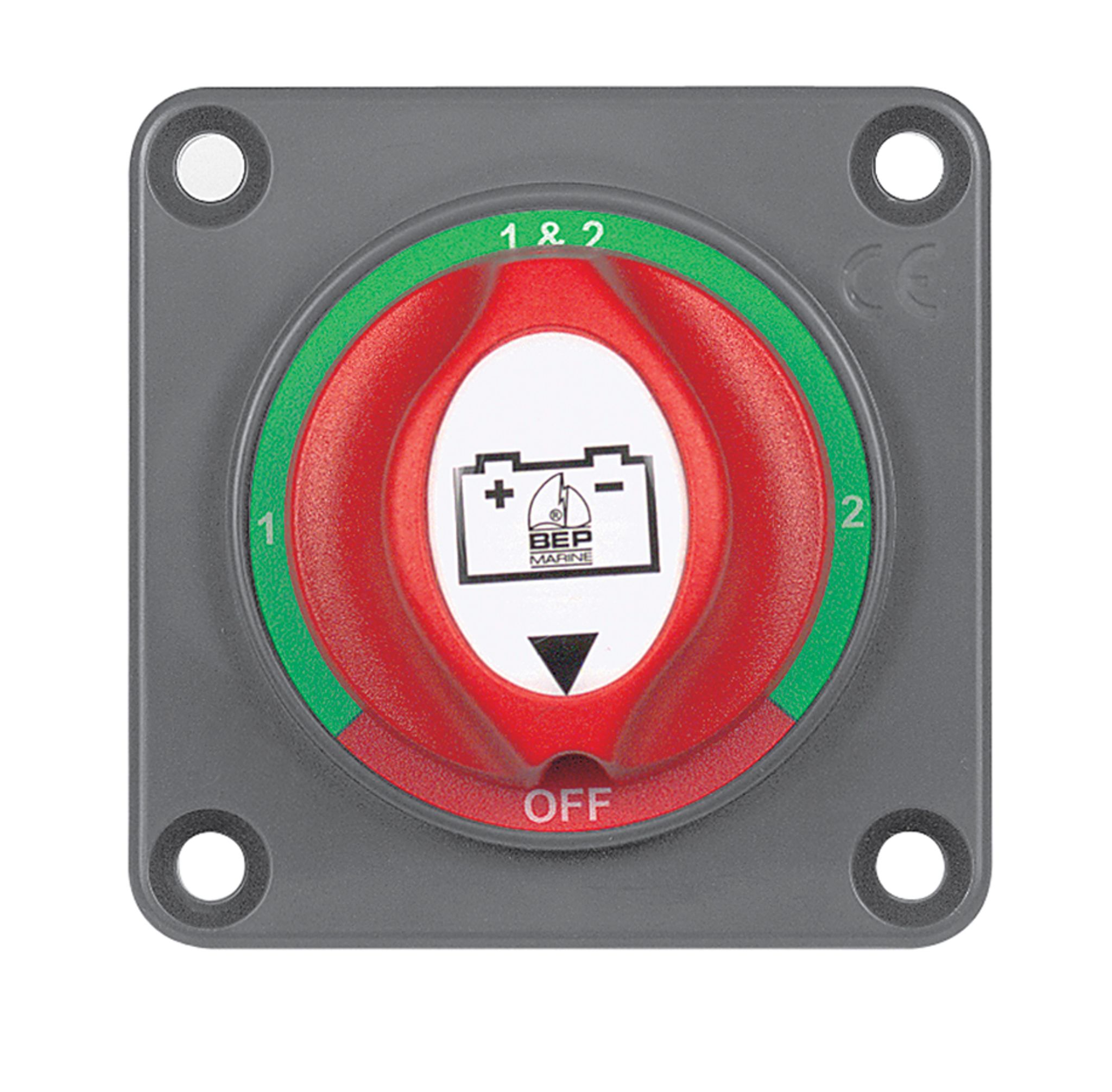 BEP Battery Selector Switch Panel Mount 1-2-Both-O