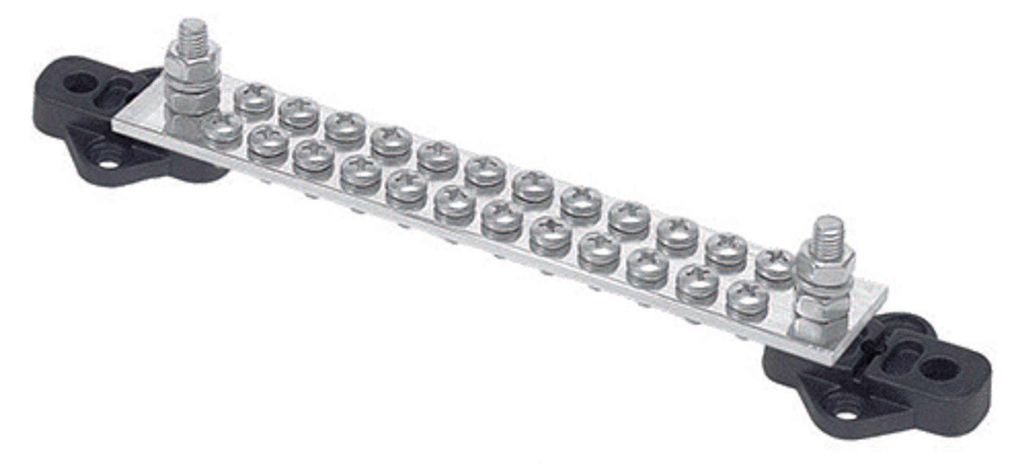 BEP Bus Bar Single 24x 4mm Screw Terminal 2x 6mm I
