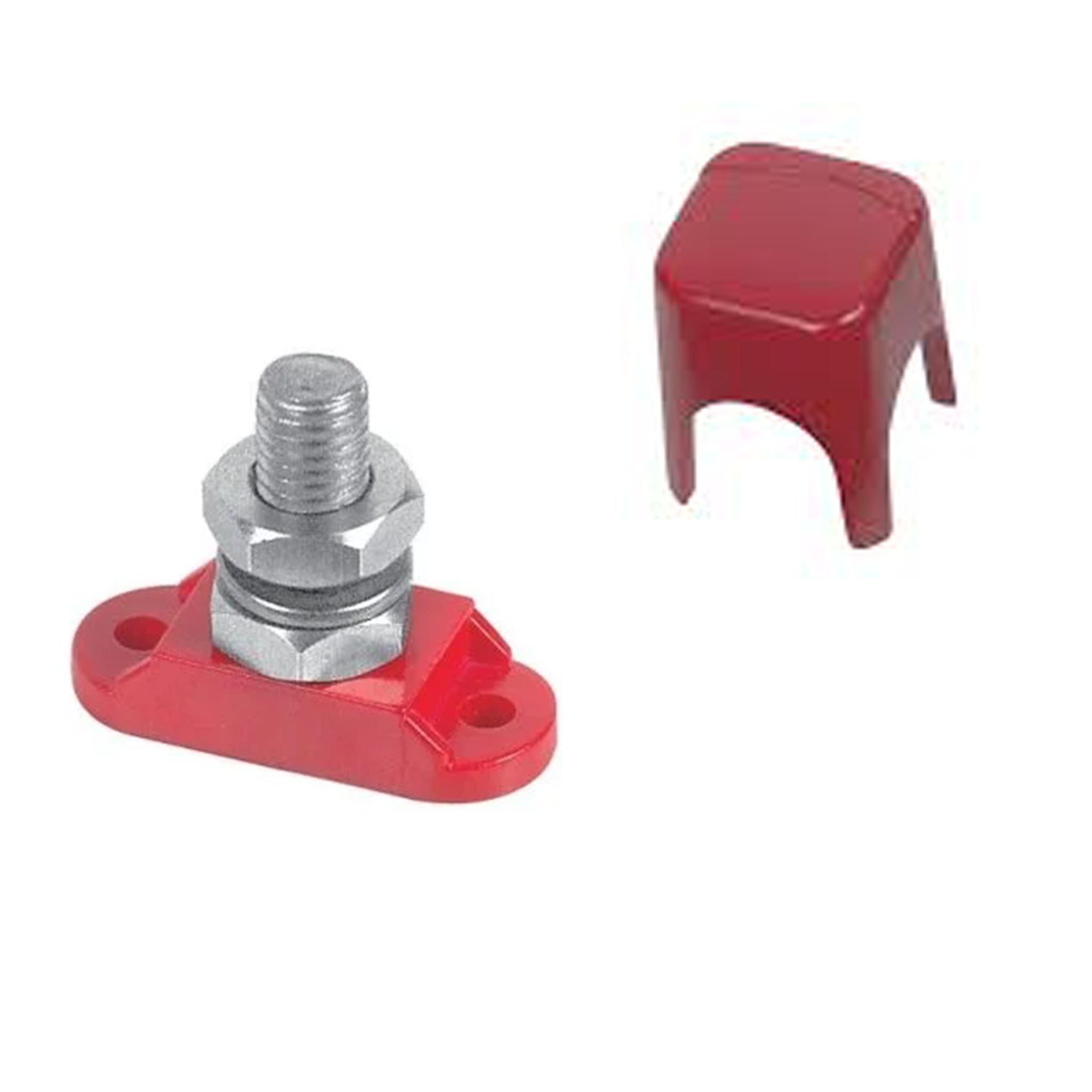 BEP Insulated Studs Cover Single 10mm Positive Red