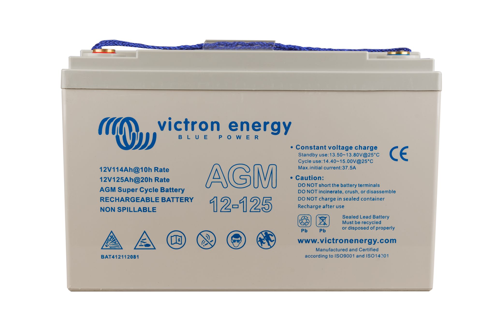 AGM Super Cycle Batteri 12V/125Ah