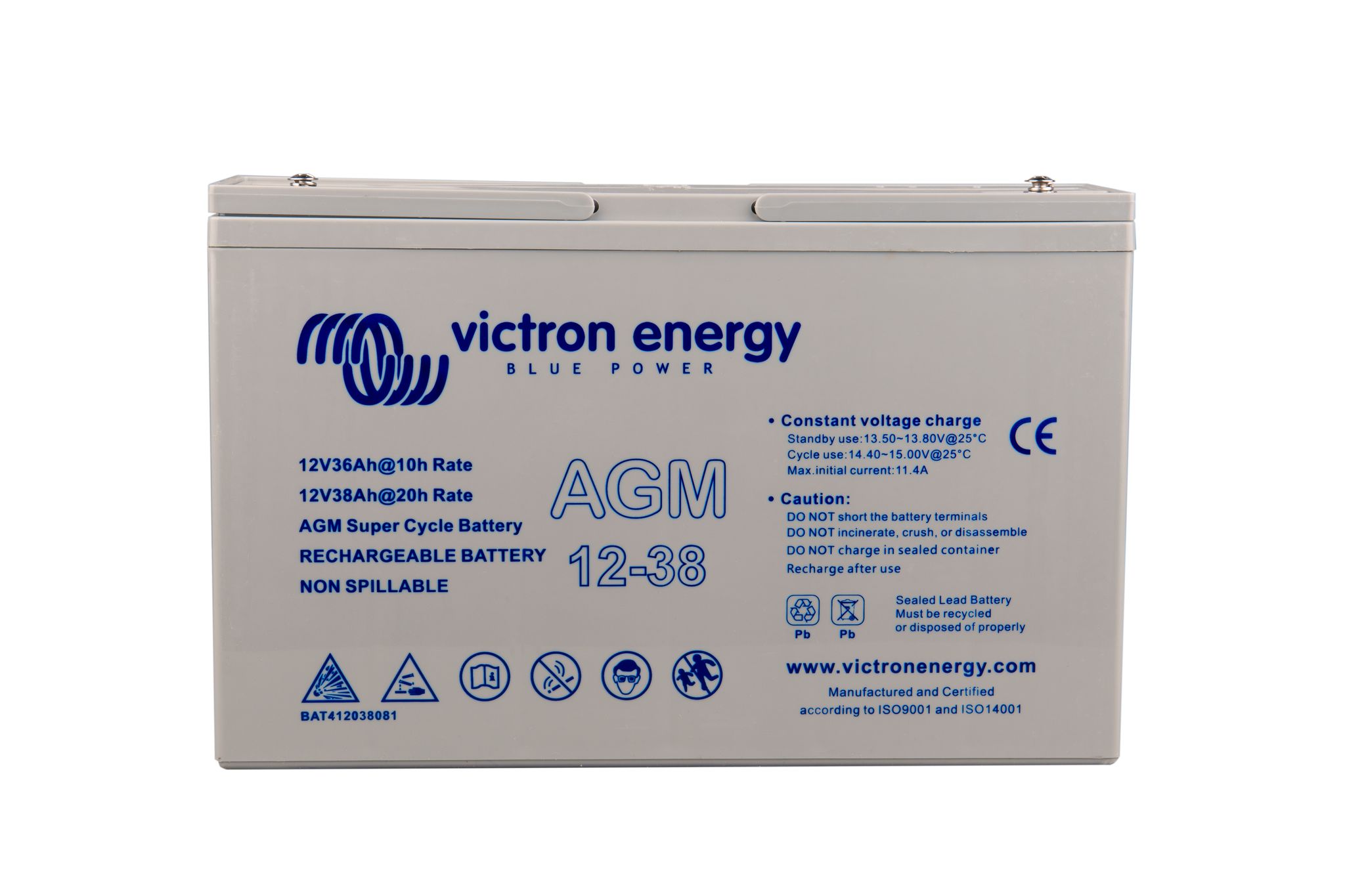 AGM Super Cycle Batteri 12V/38Ah