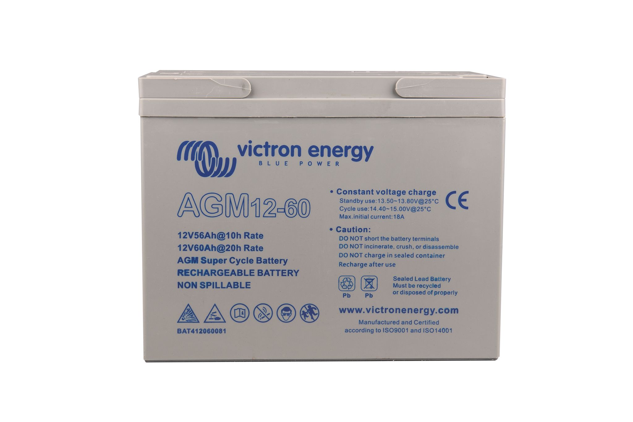 AGM Deep Cycle Batteri 12V/60Ah