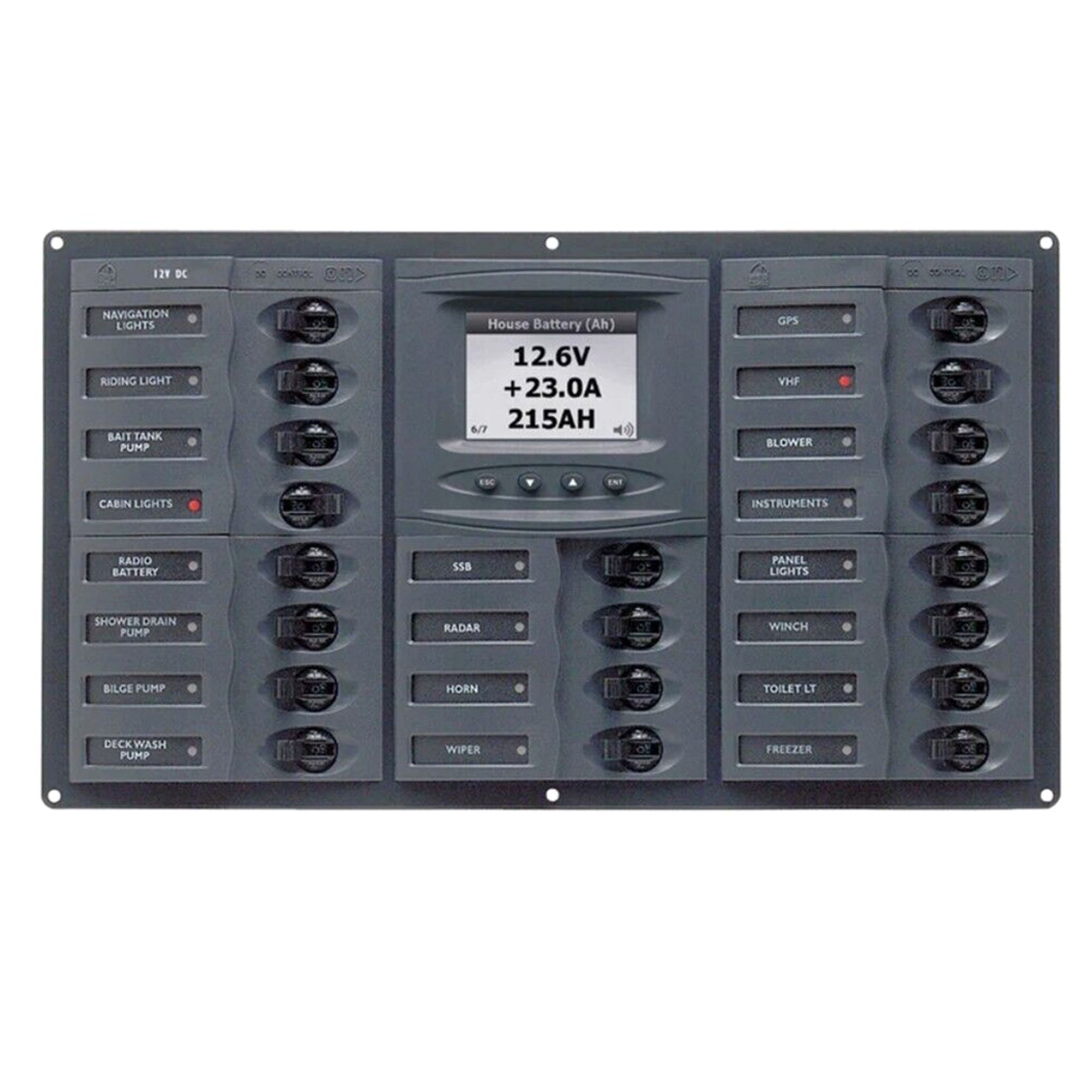 BEP Circuit Breaker Panel DC 12V 20x Single Pole 5