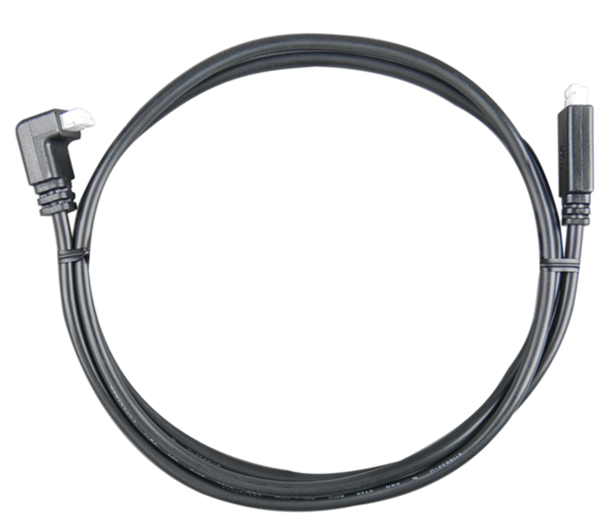 VE.Direct Cable 1,8m (one side Right Angle conn)