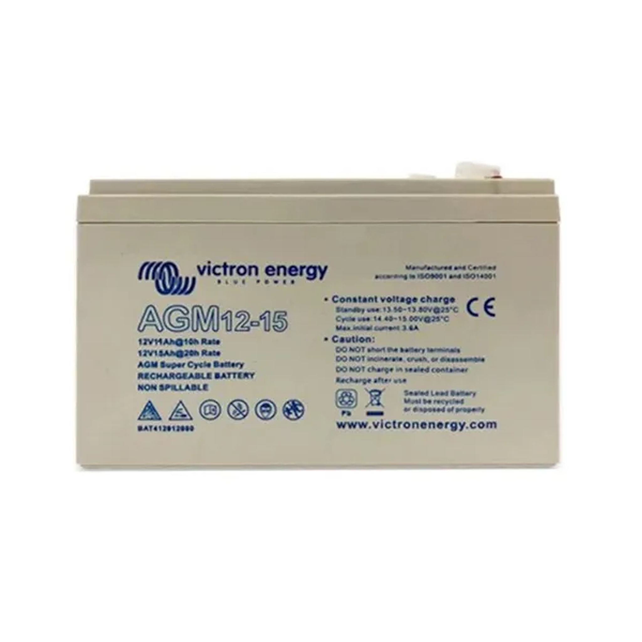 AGM Super Cycle Batteri 12V/15Ah