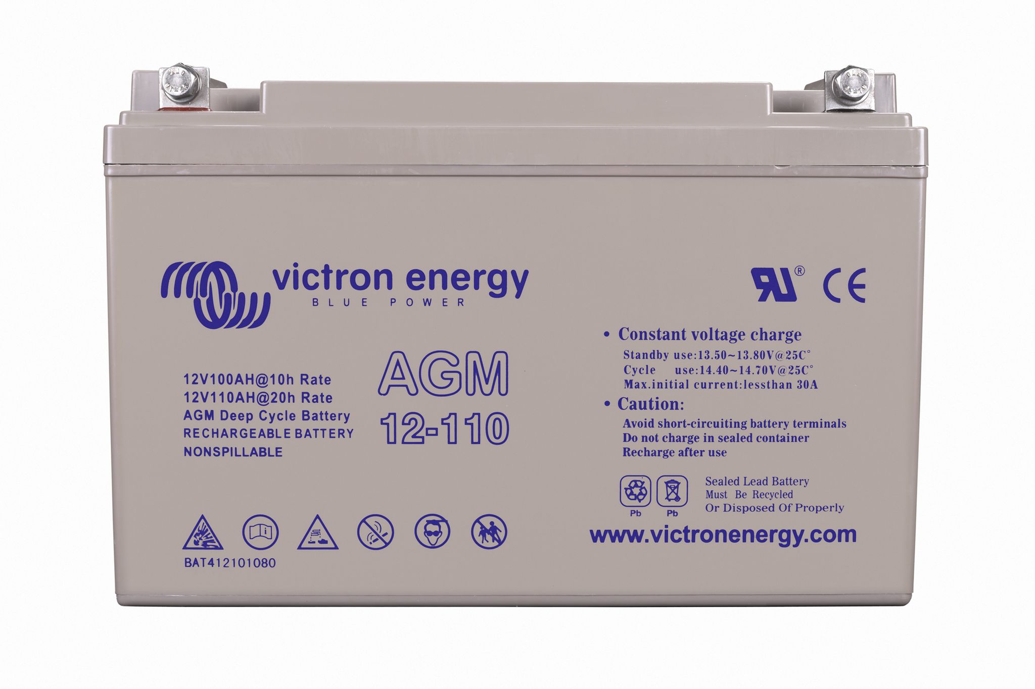 AGM Deep Cycle Batteri 12V/110Ah