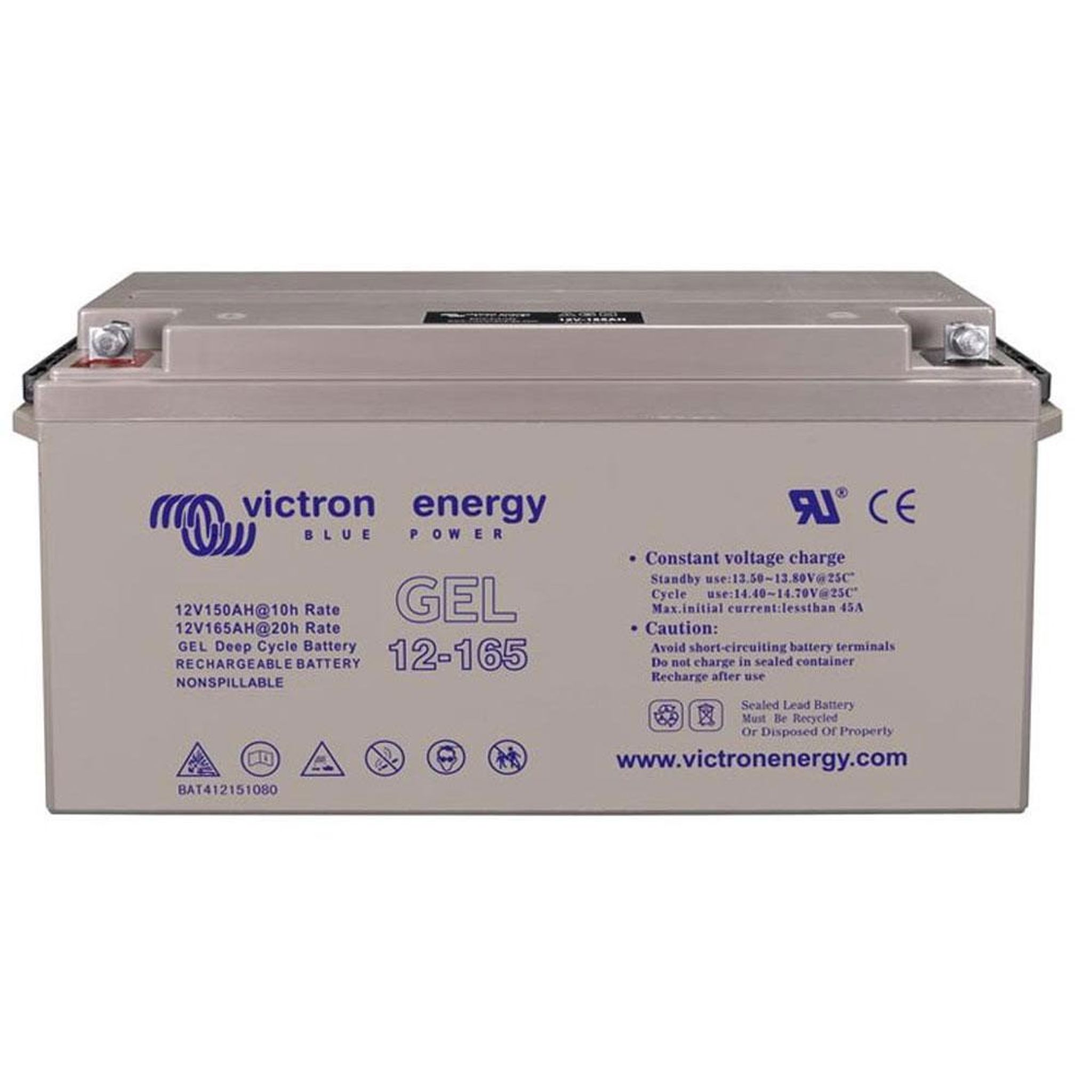 Gel Deep Cycle Batteri 12V/165Ah