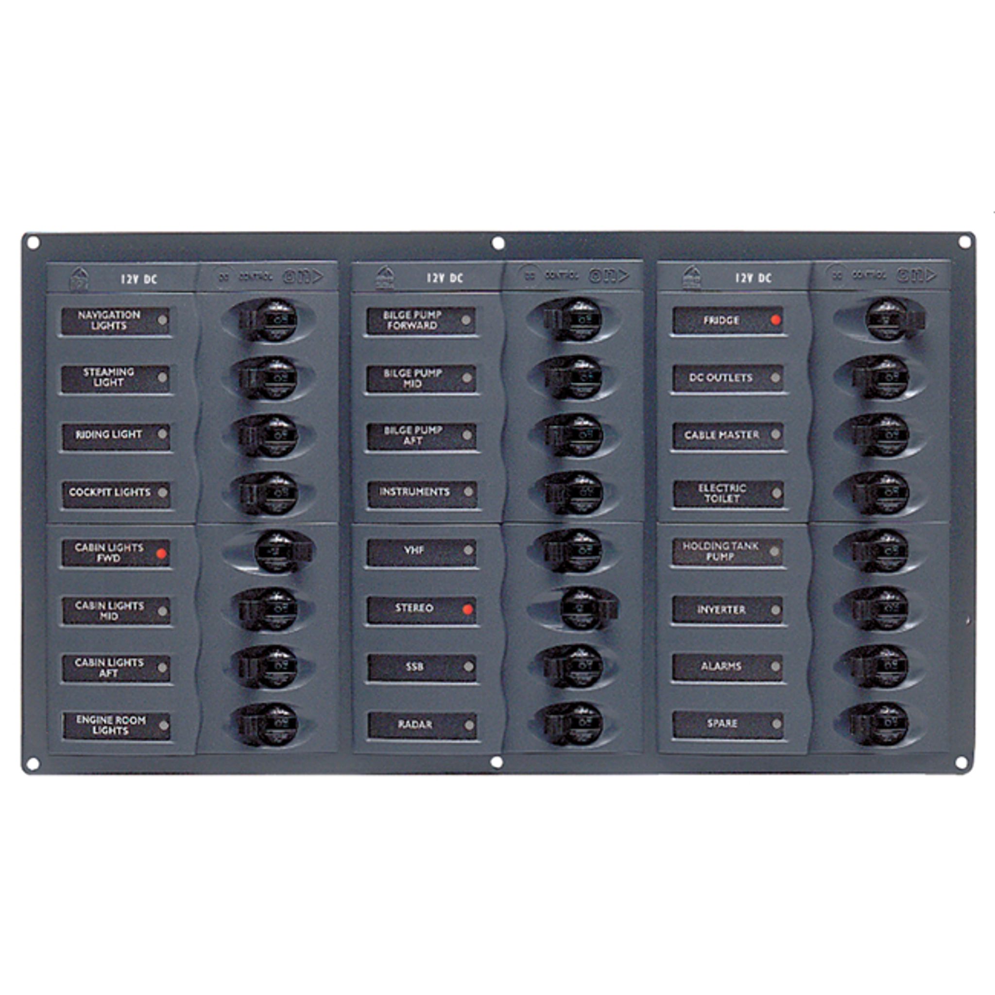BEP Circuit Breaker Panel DC 12V 24x