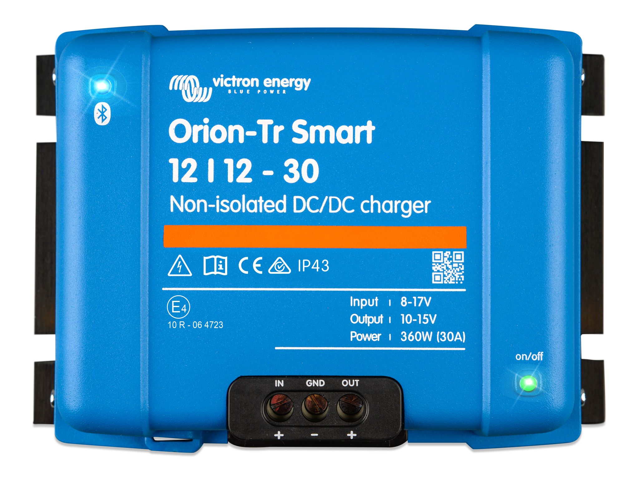 Orion-Tr Smart 12/12-30A (360W), oisolerad DC-DC-laddare