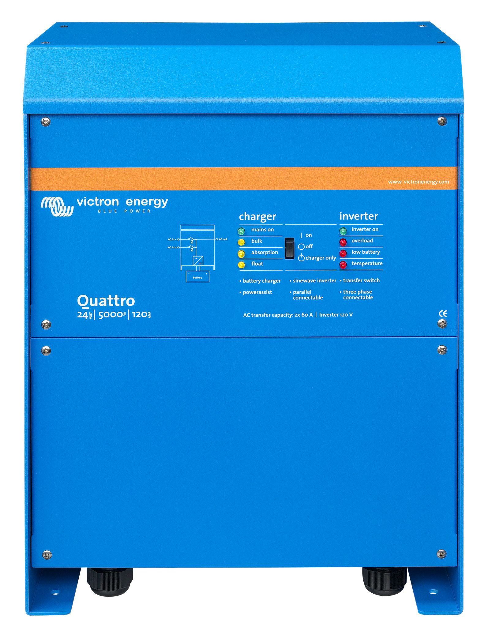 Quattro 24/5000/120-100/100 120V-OBS!