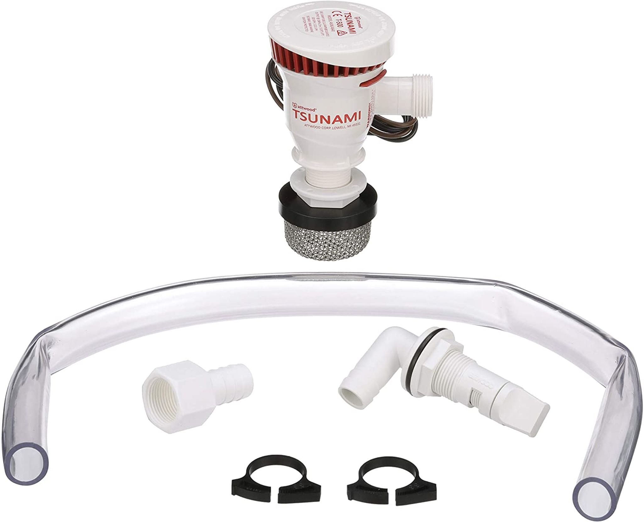 Attwood T-500 Livewell pump med recirkulation