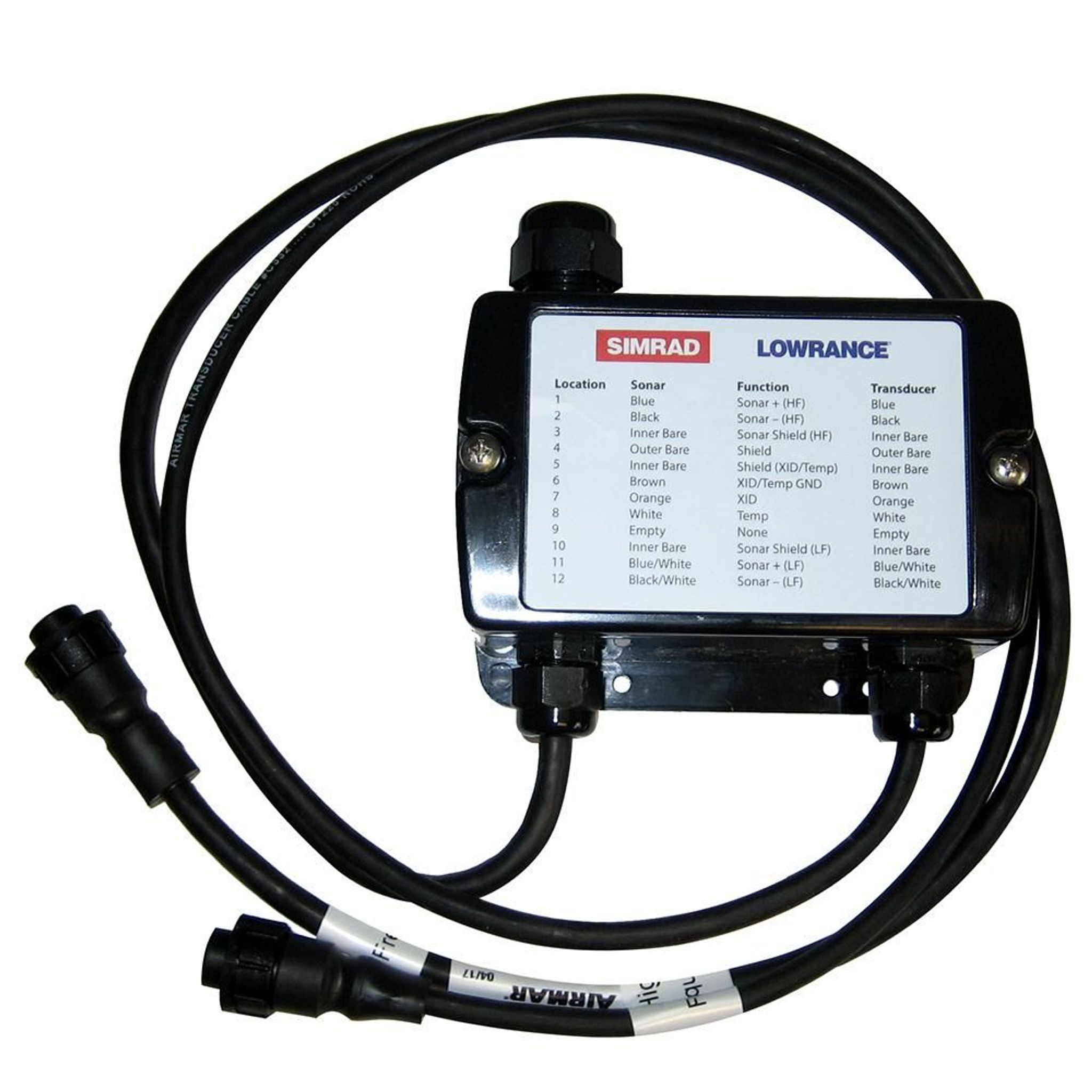 XSONIC PIGTAIL XDCR WIRING BLO