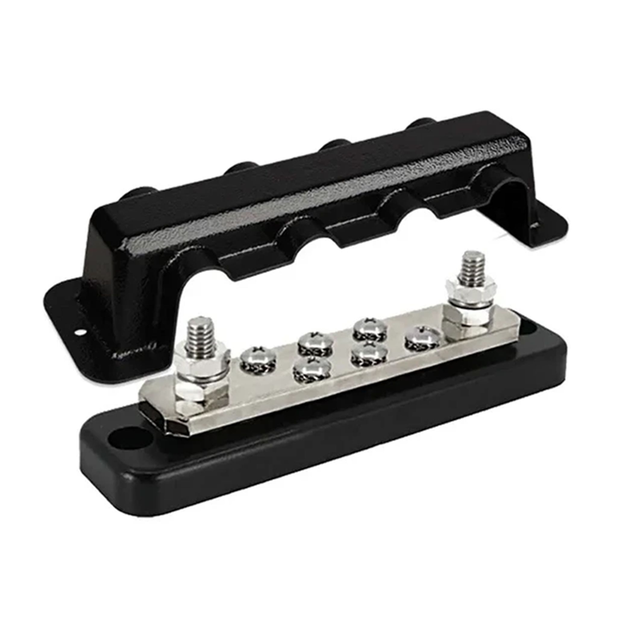 Busbar 250A 2P with 6 screws +cover