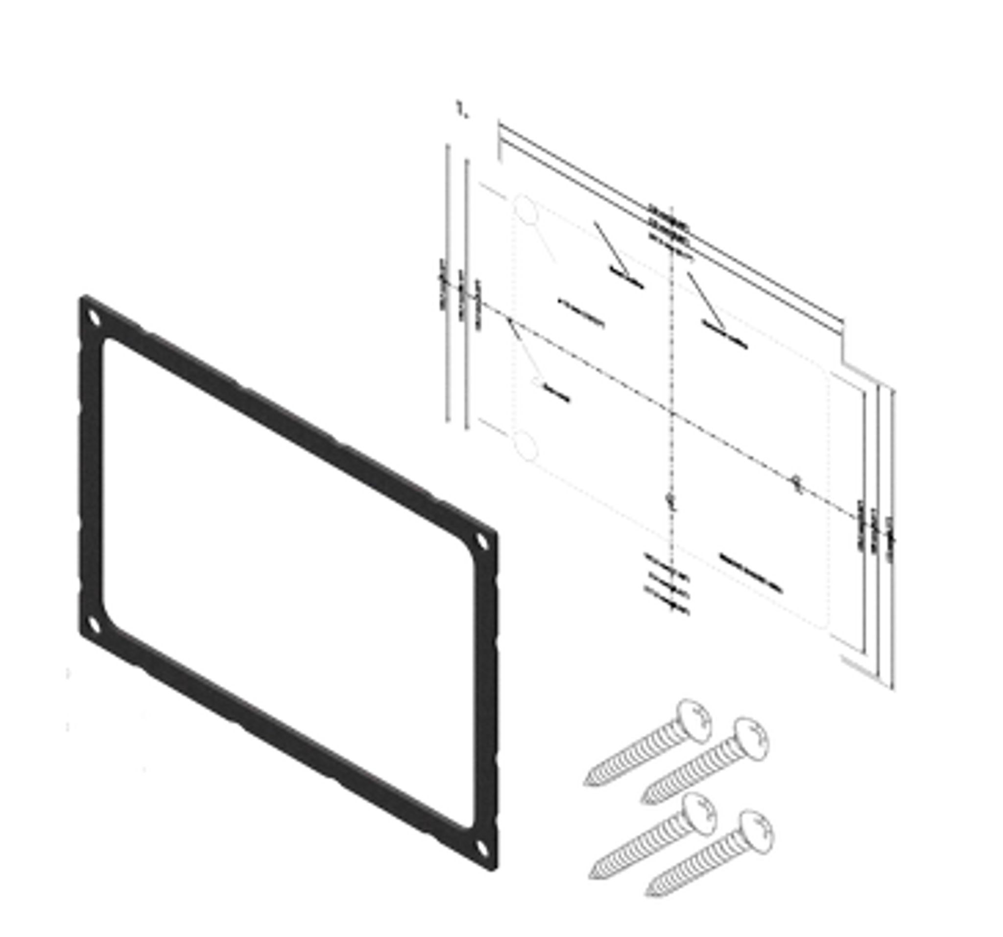 Dash mount kit for Simrad GO9