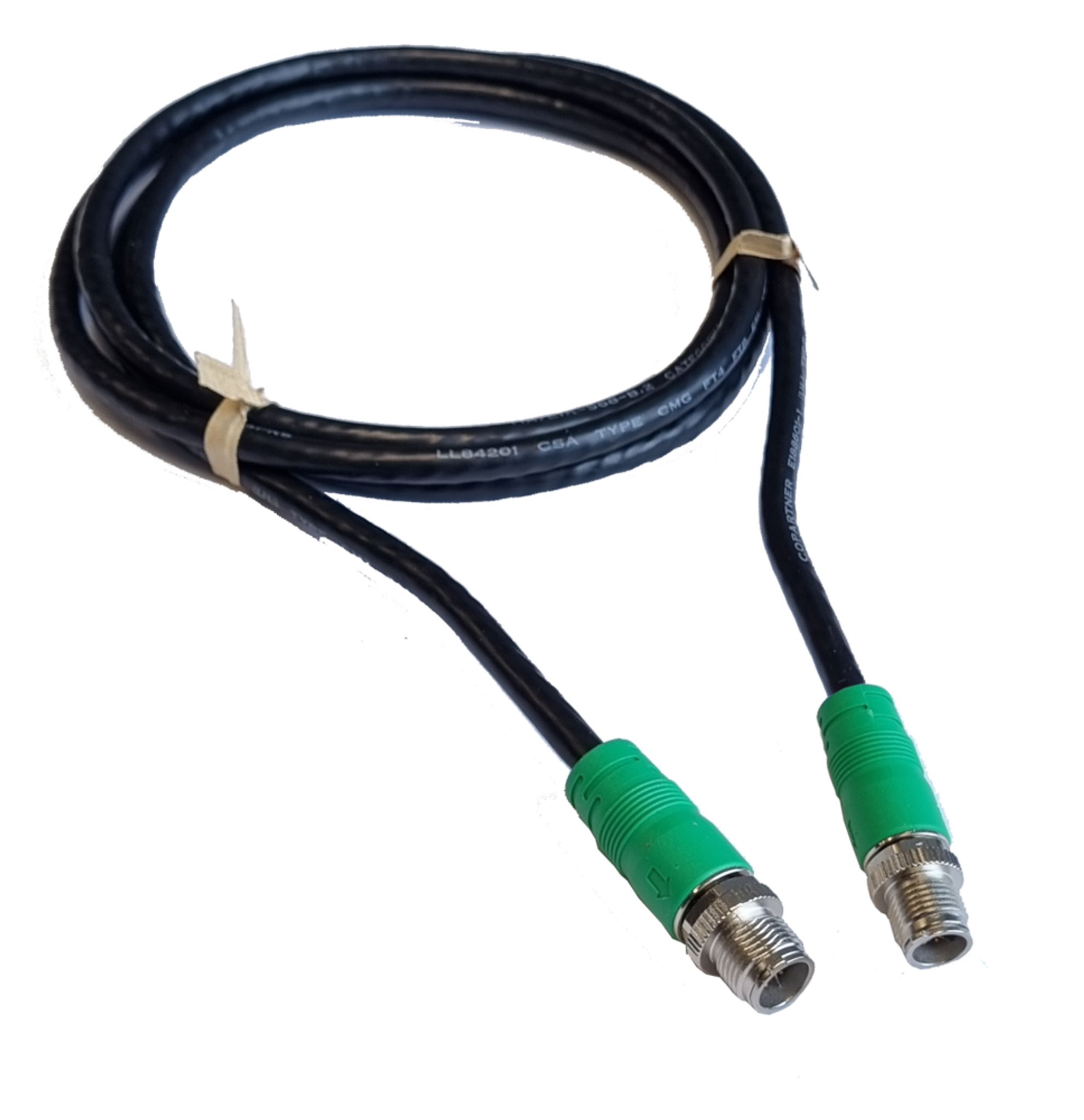 Ethernet Cable M12-M12 5m