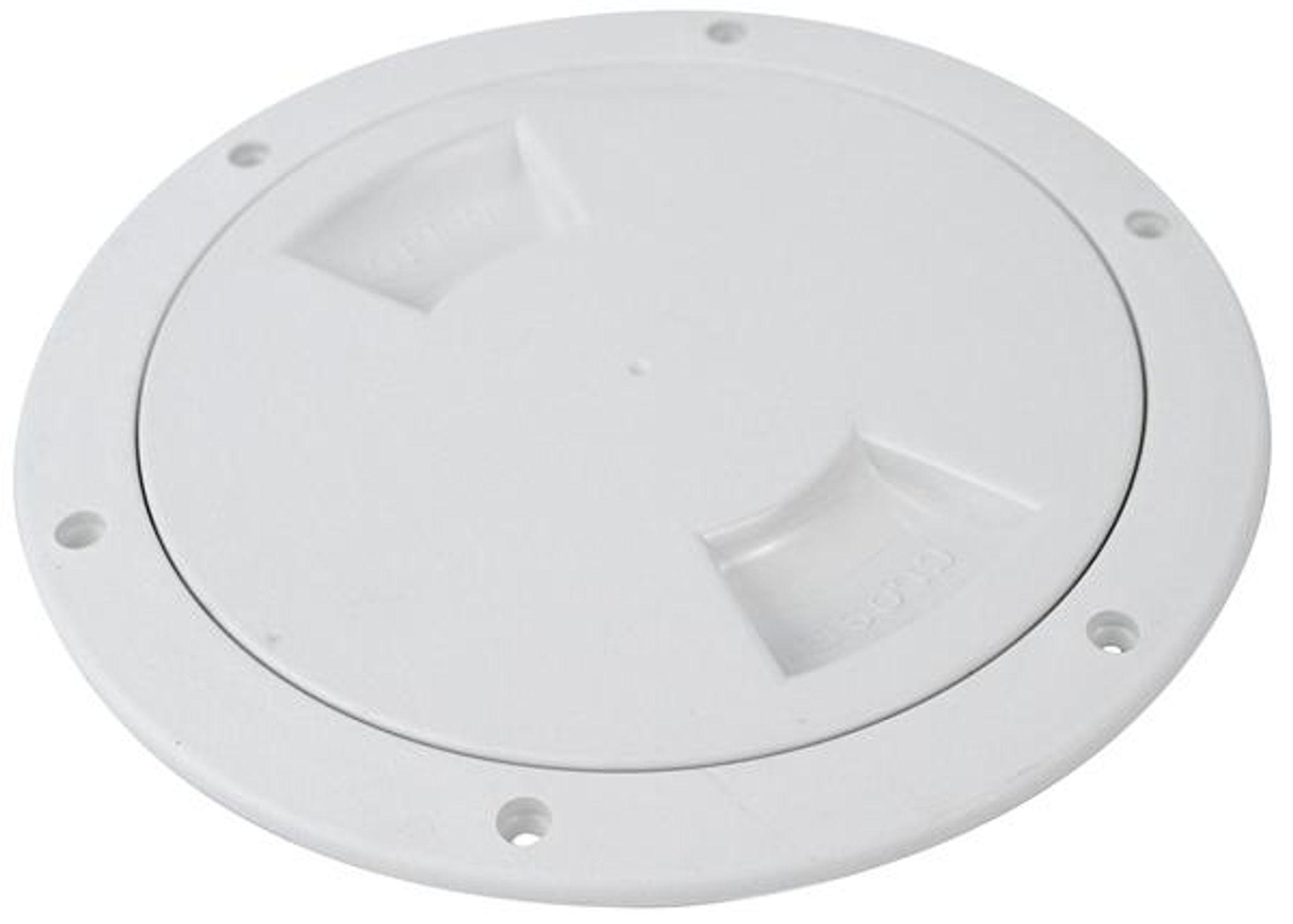 Attwood 6" Inspection Dk Plate-wh