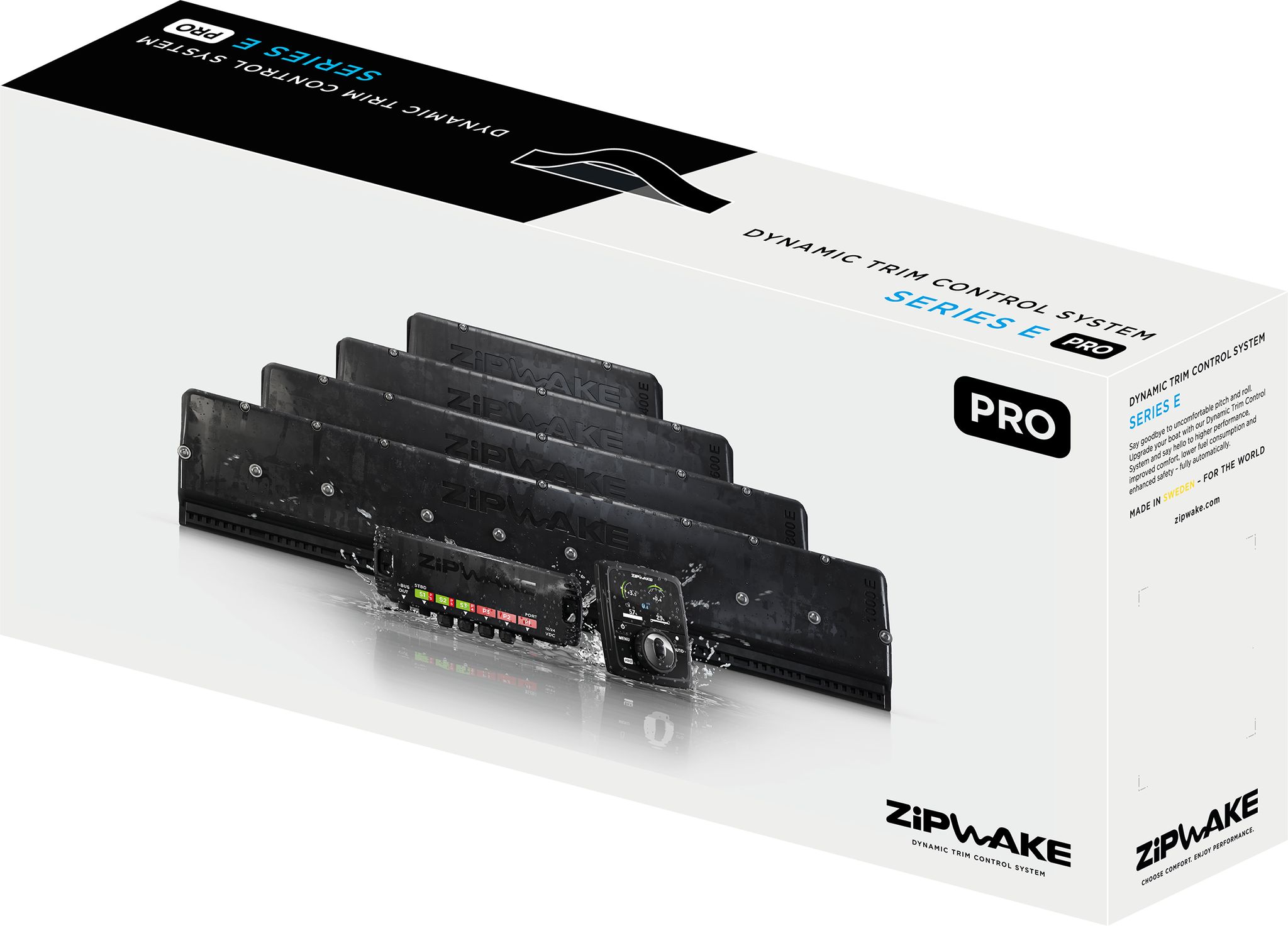 Zipwake 400-E PRO Round R1000 Kit Box