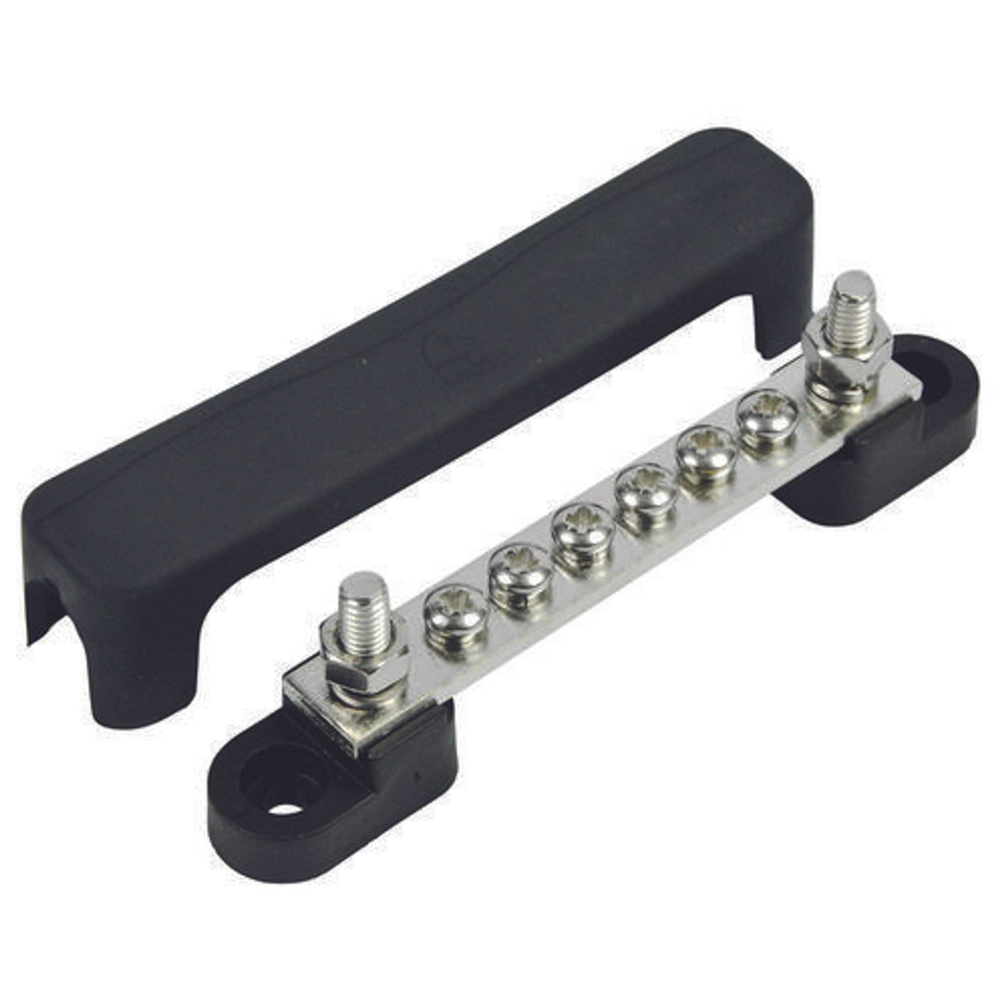 BEP Bus Bar Singel 6x 4mm Screw Terminal 2x 6mm In