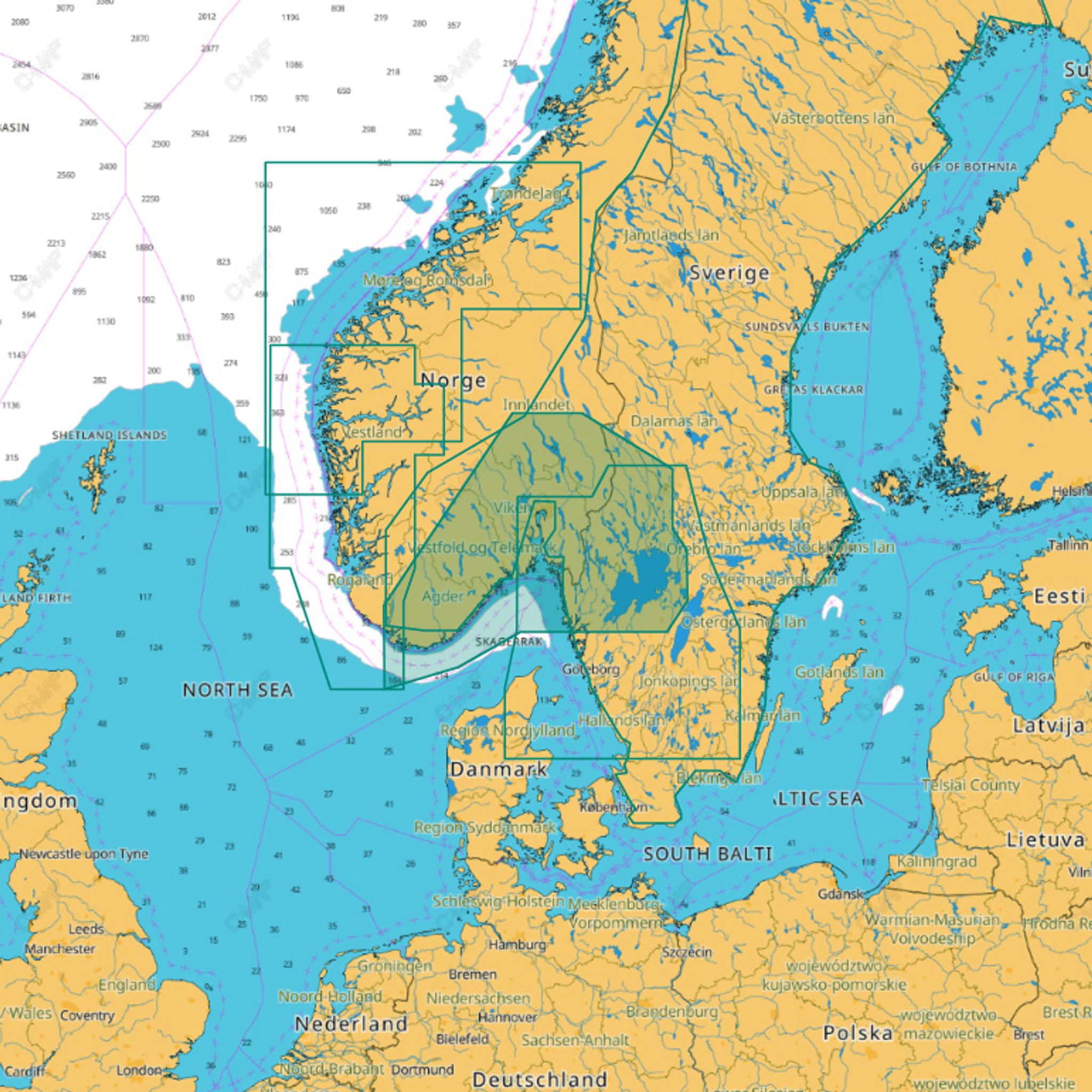 C-MAP 4D - Fiskebaeckskil - Lyngdal