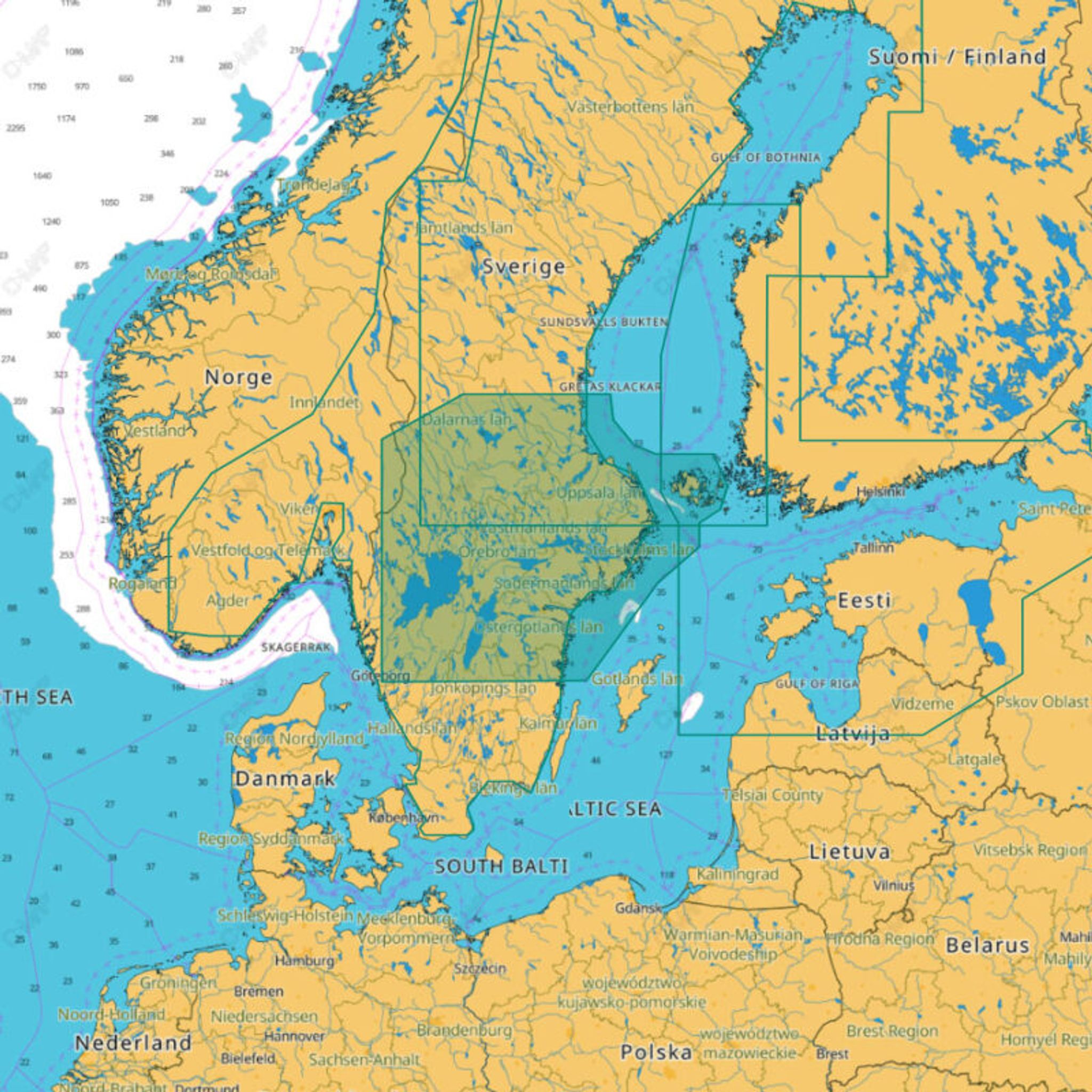 C-MAP 4D - Västervik - Söderhamn