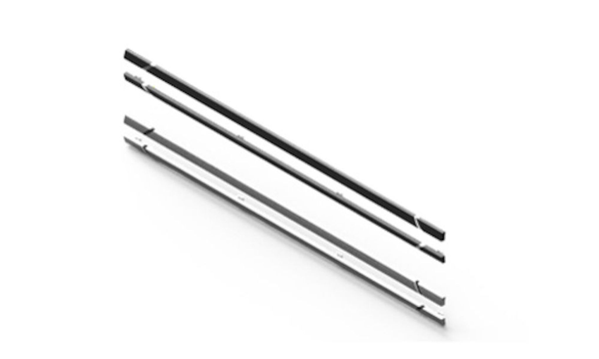 MO19 BEZELS,SILVER & BLACK,2PC