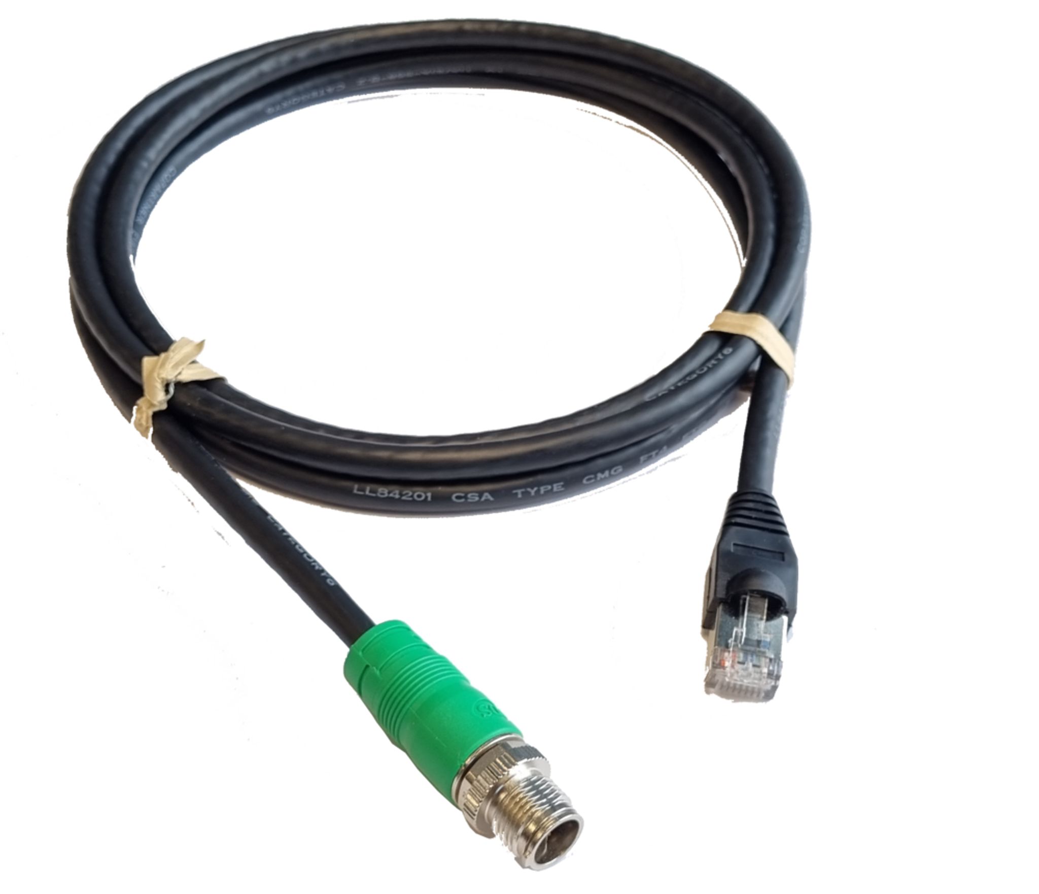 Ethernet Cable M12-RJ45 18m