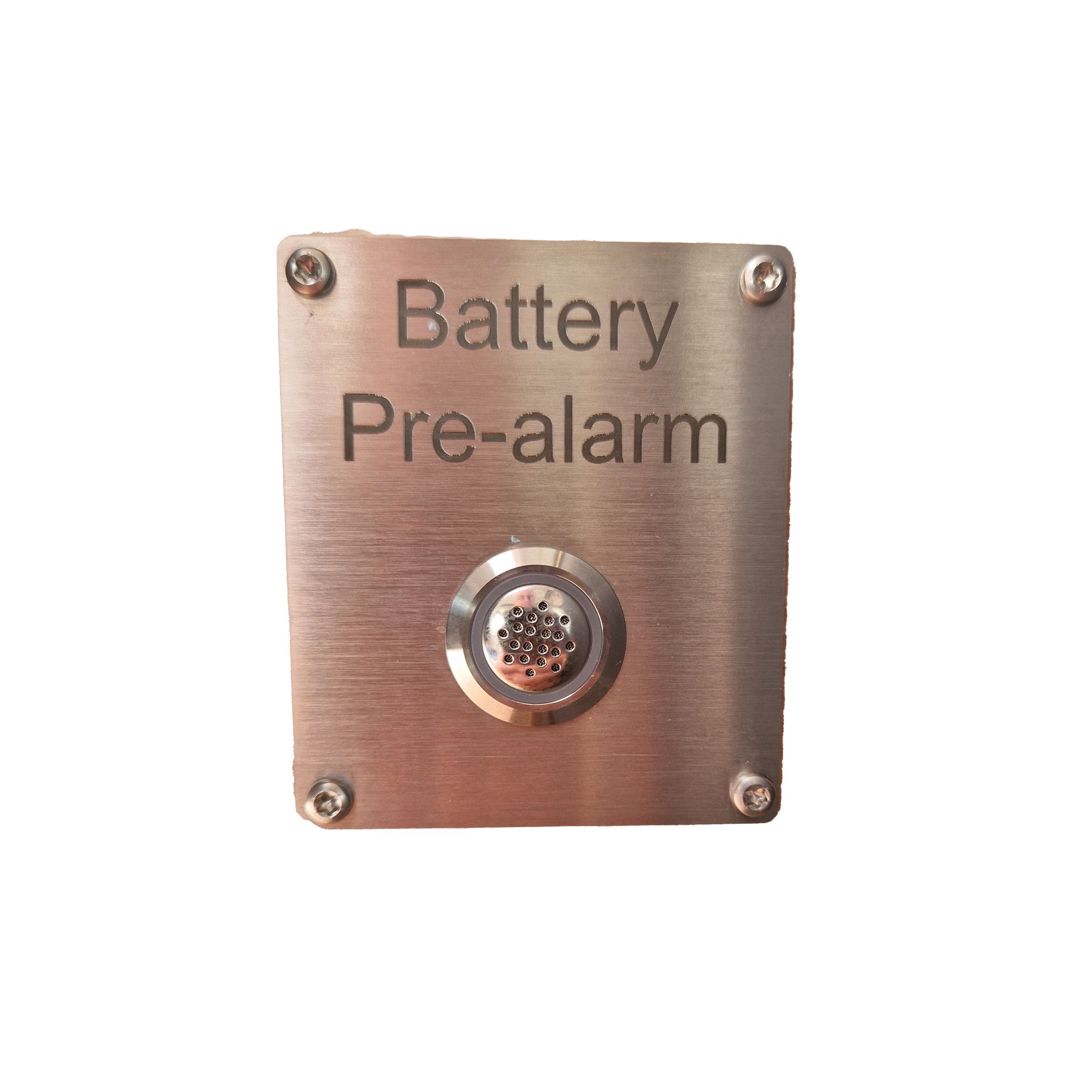 Pre Alarm skylt till Buzzer