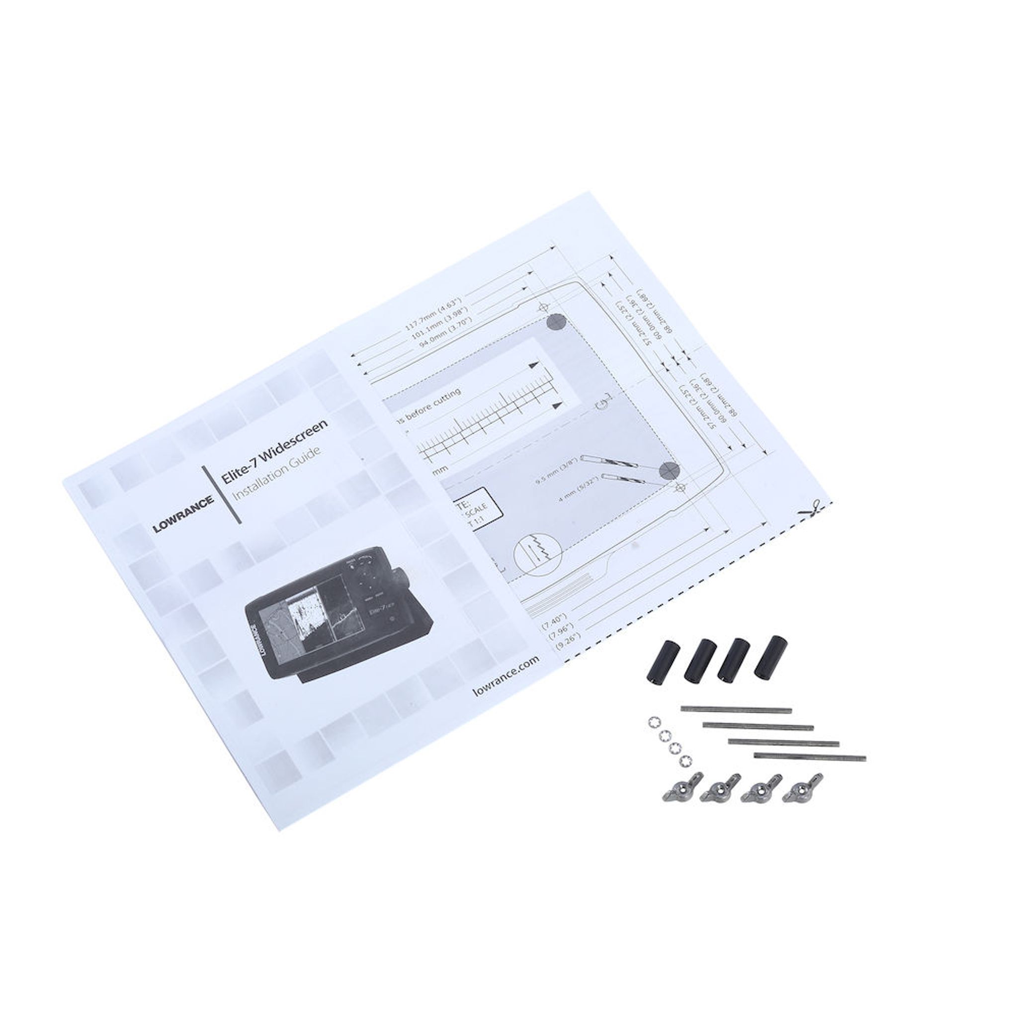 Flush fästanordning kit for al