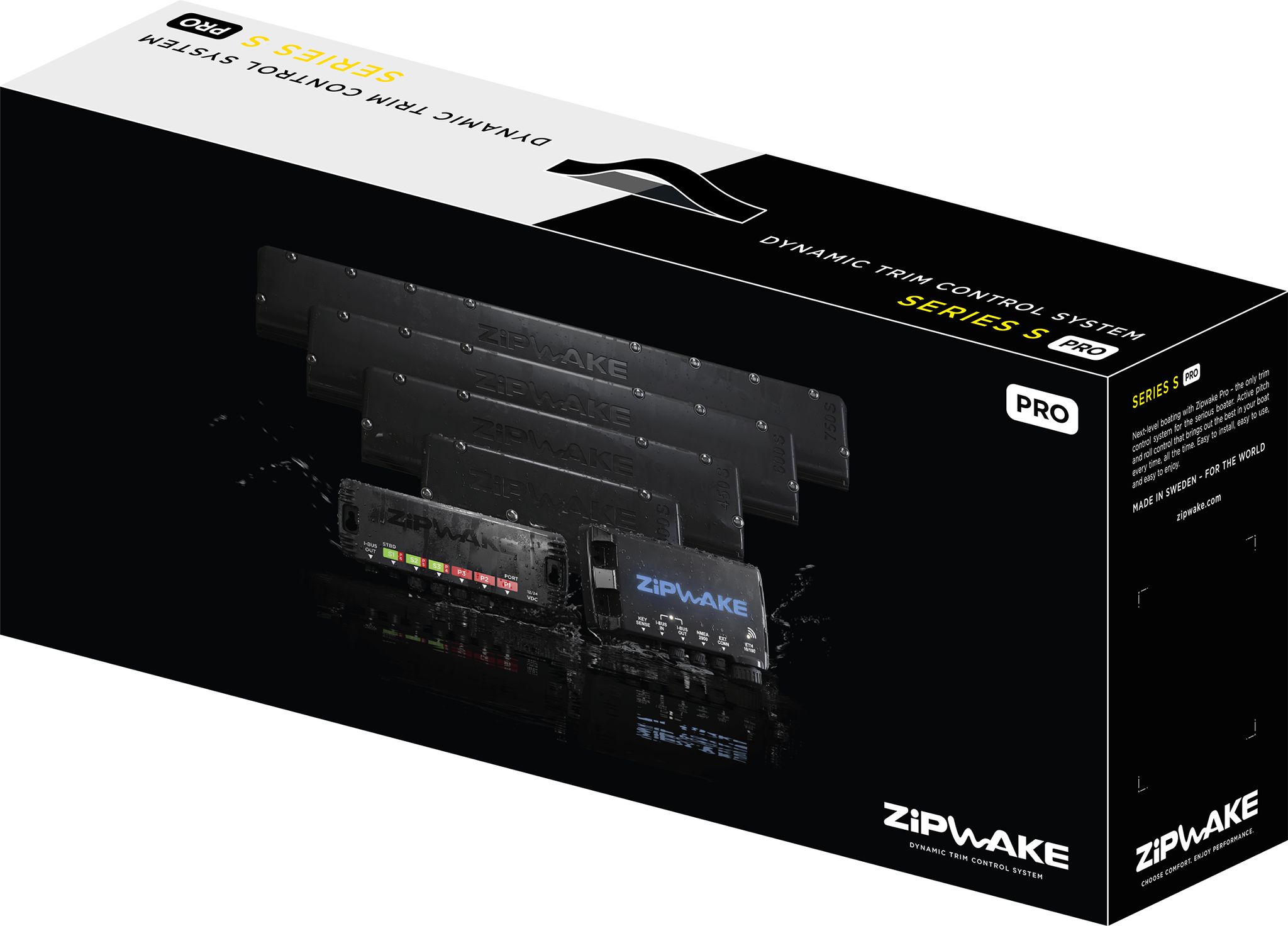 Zipwake 300-S PRO Straight Intergrations Kit Box