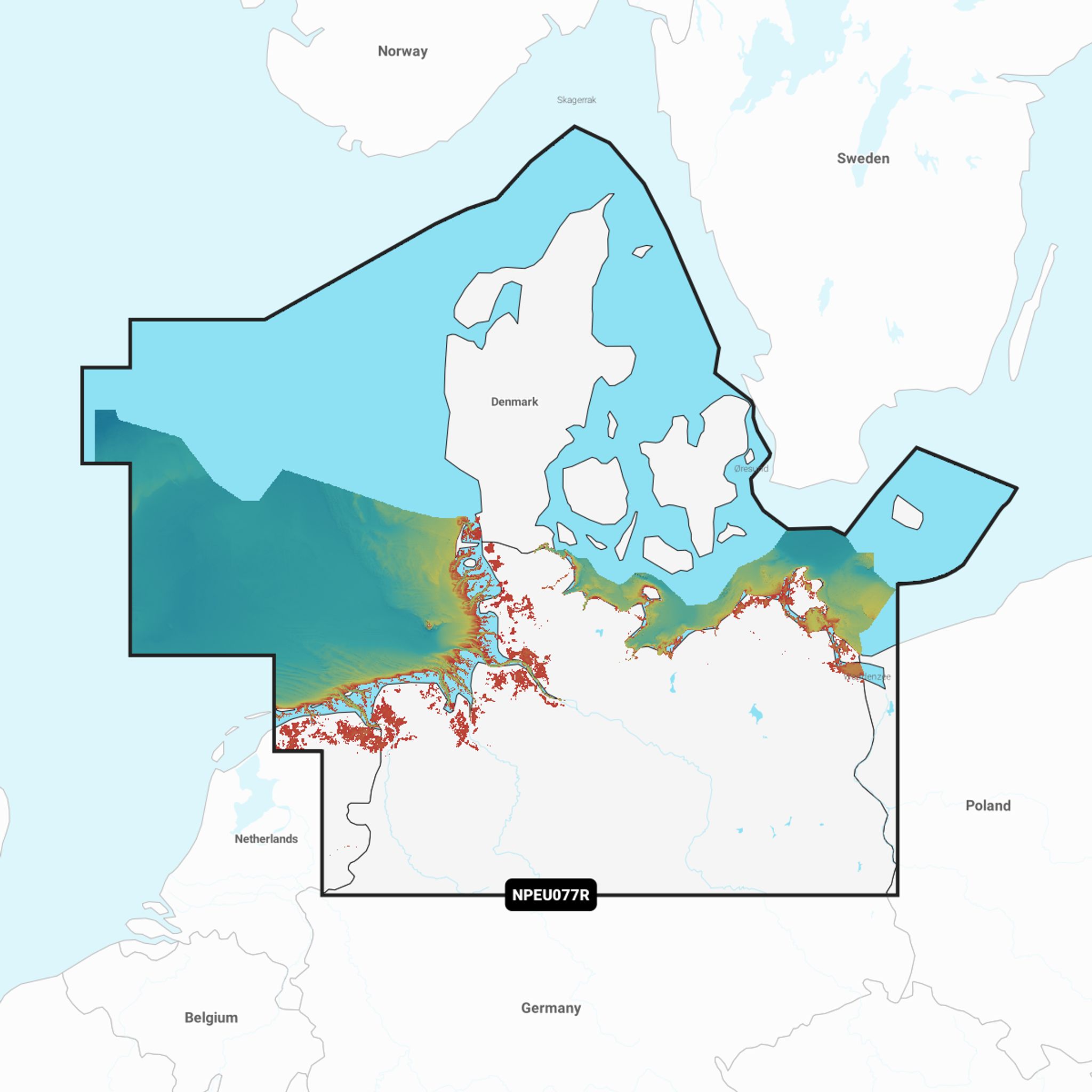 Navionics Platinum+ Regular Denmark & Germany, North