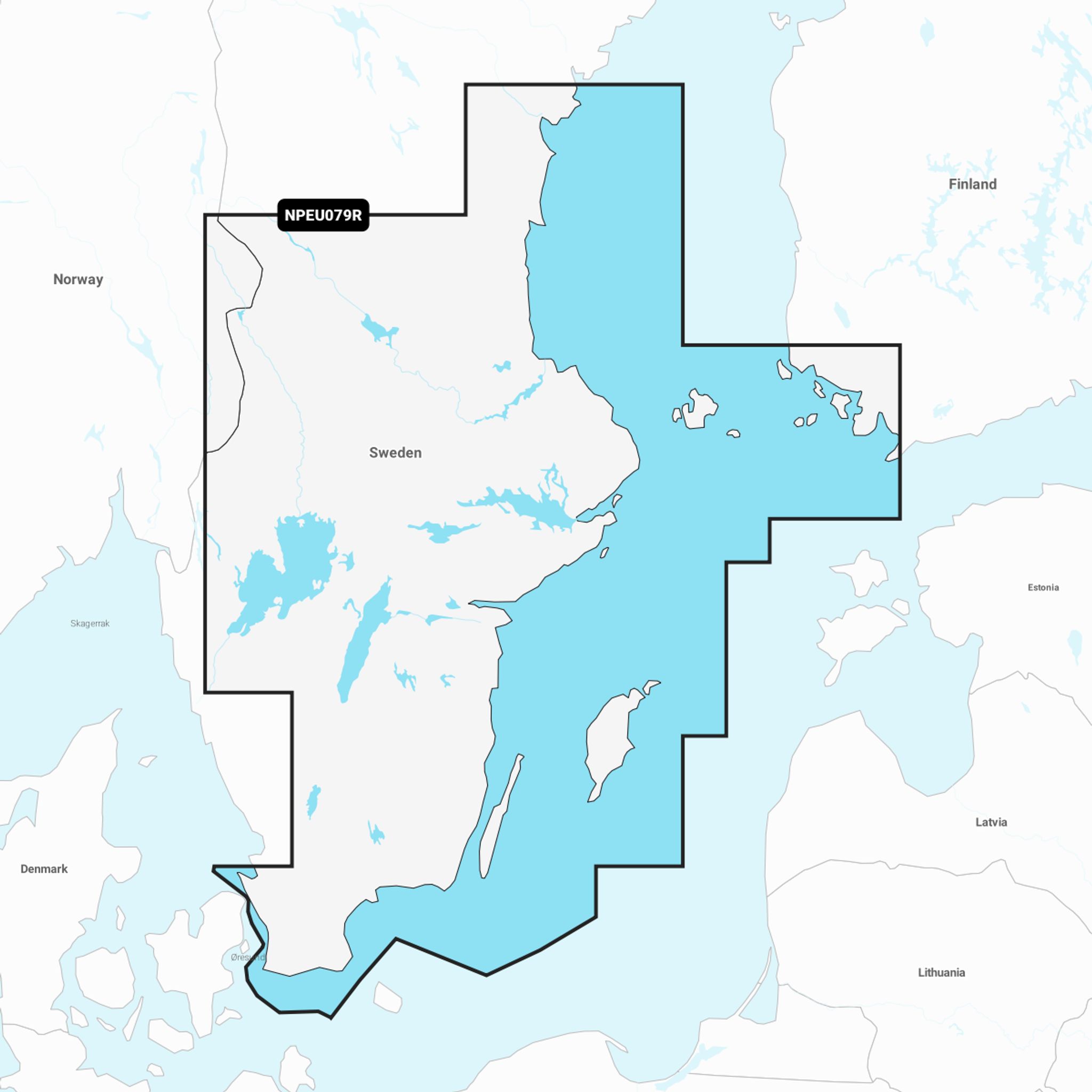 Navionics Platinum+ Regular Sweden, Southeast