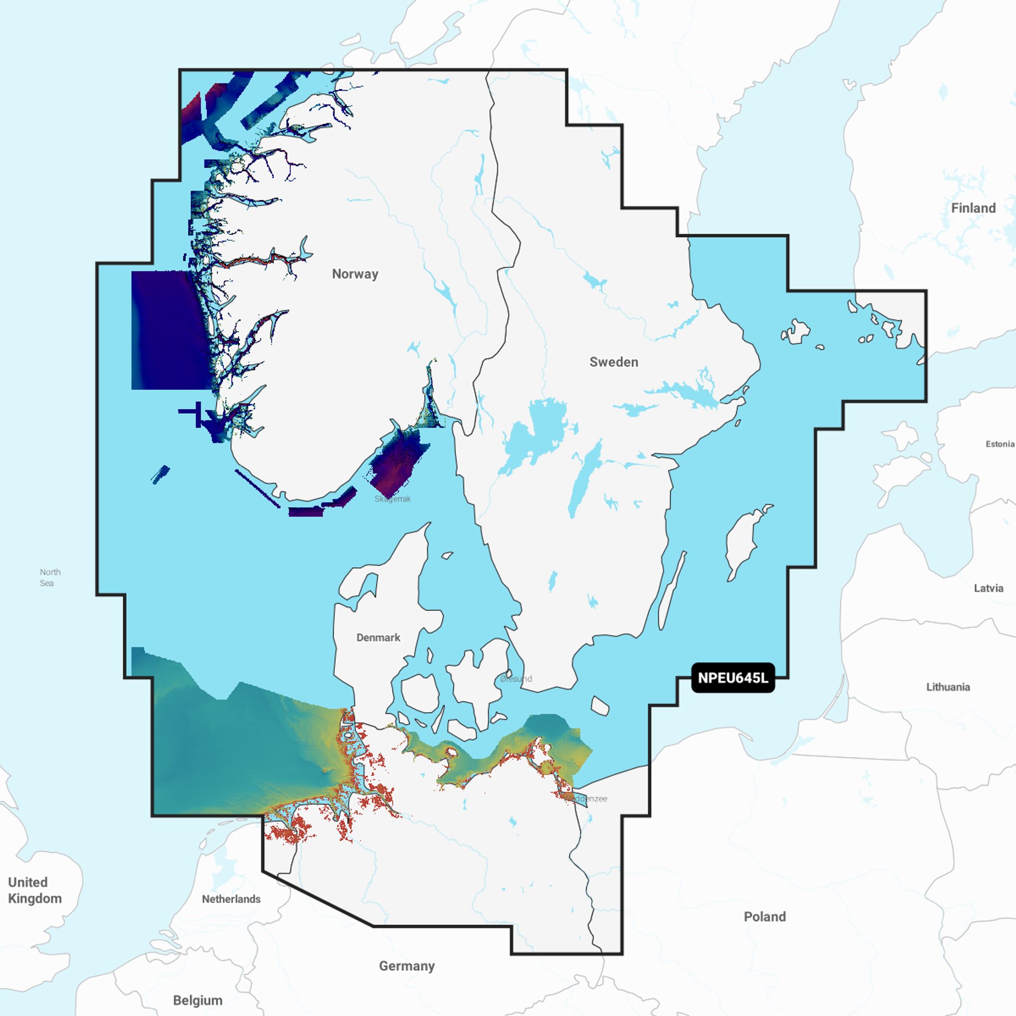 Navionics Platinum+ Large Skagerrak & Kattegat