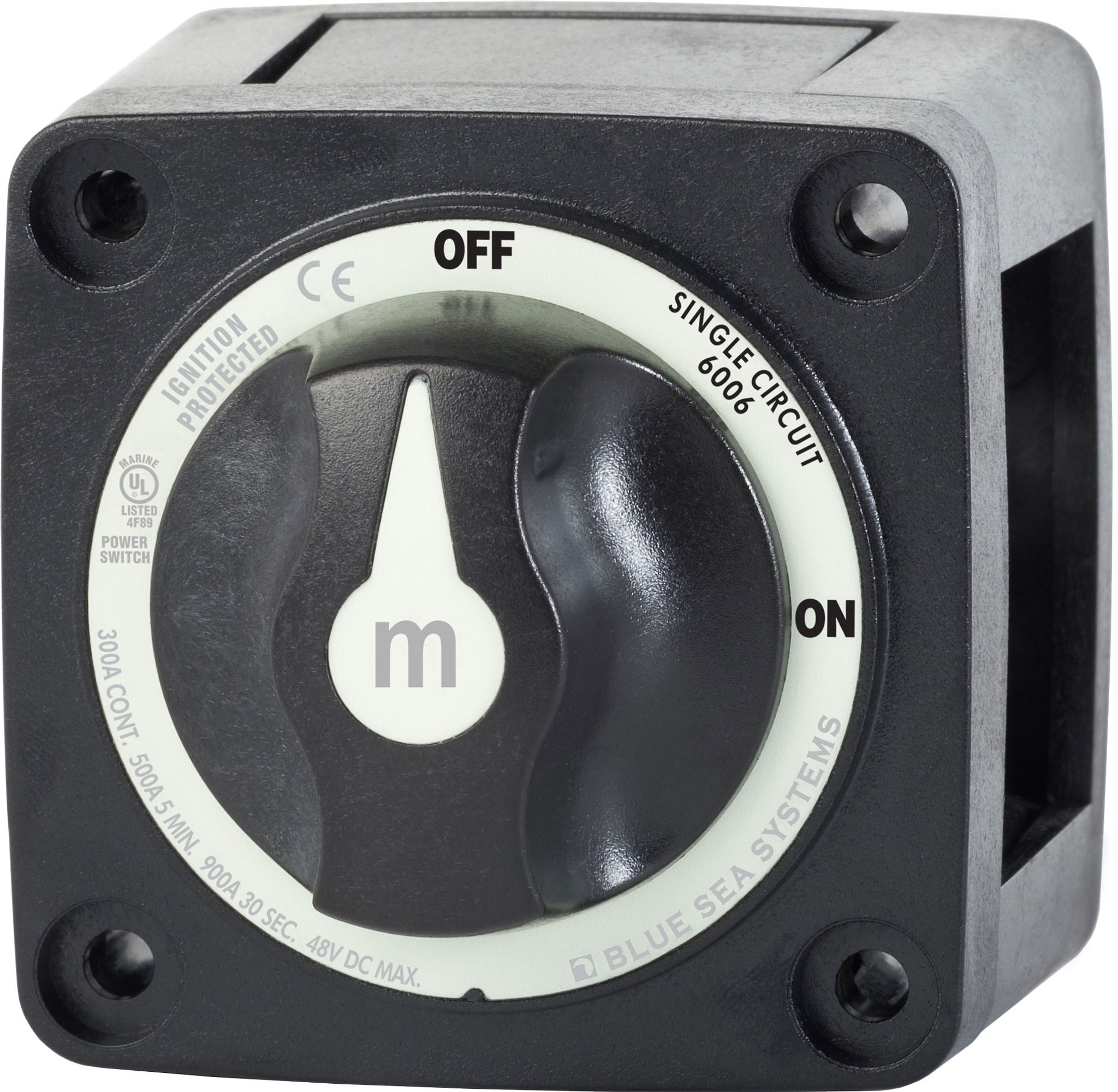 BSS Switch Battery m-Series ON/OFF With Knob Black