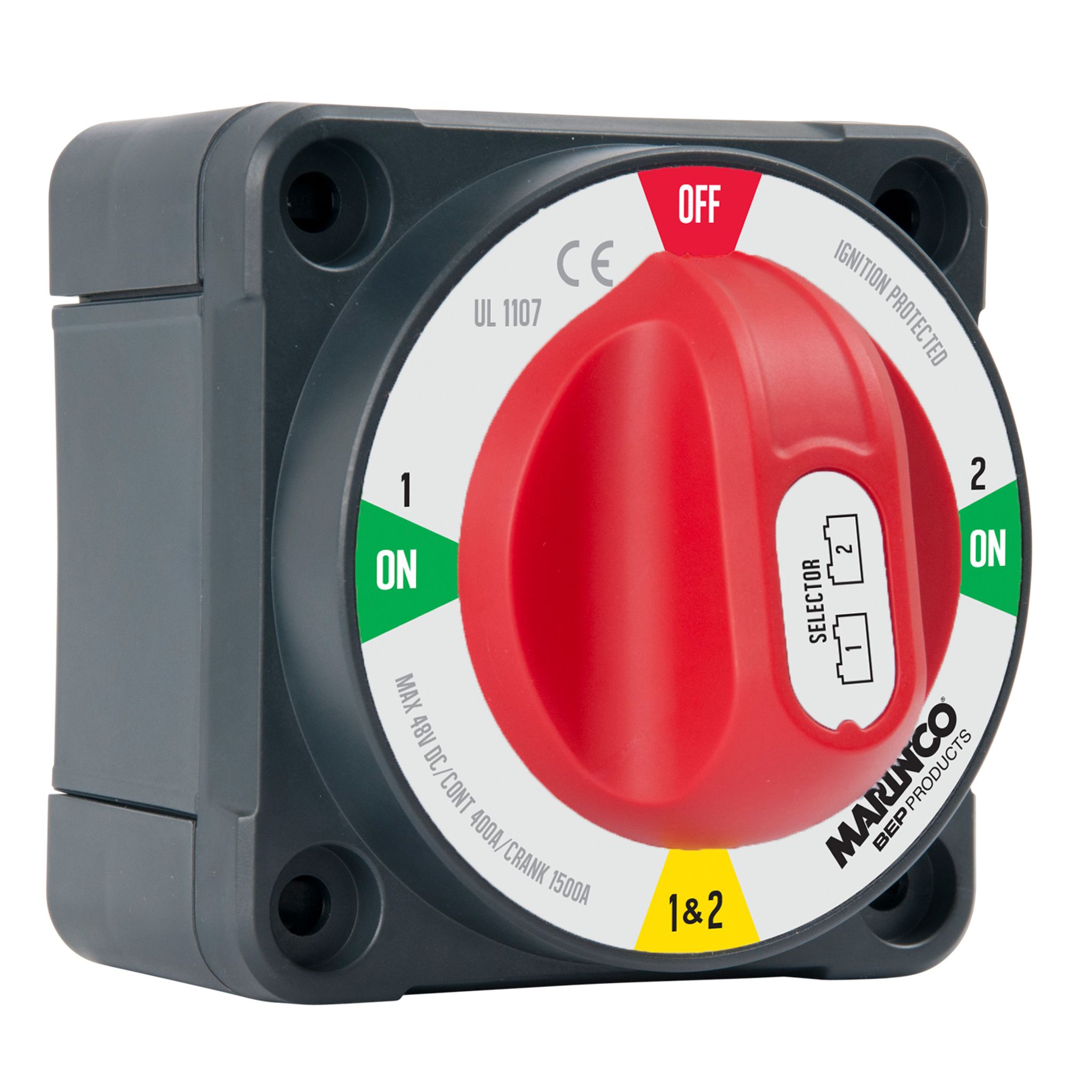 BEP Battery Switch Pro Installer 1/2/Both/Off With