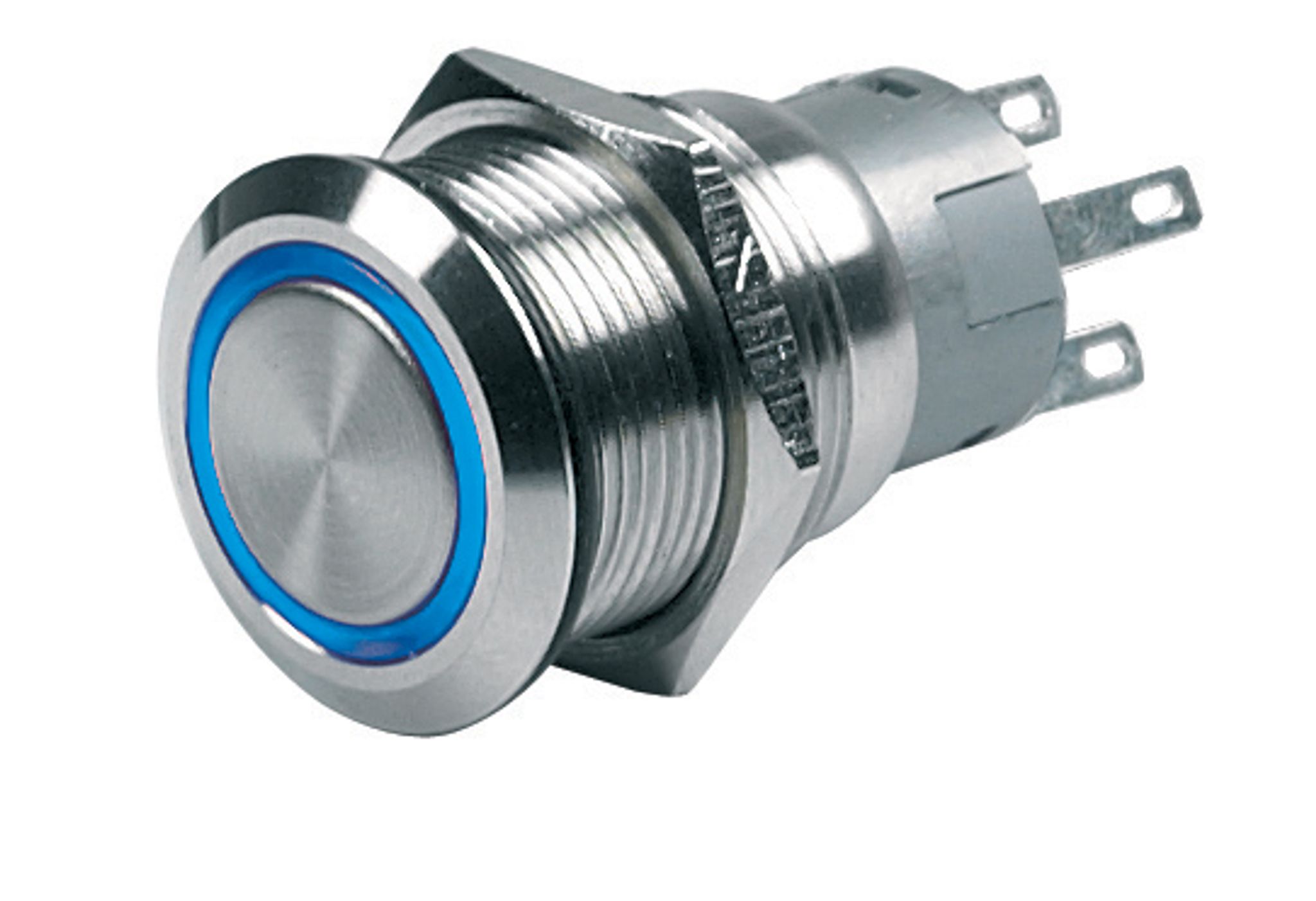 BEP Switch Push-Button On-Off 24V Blue