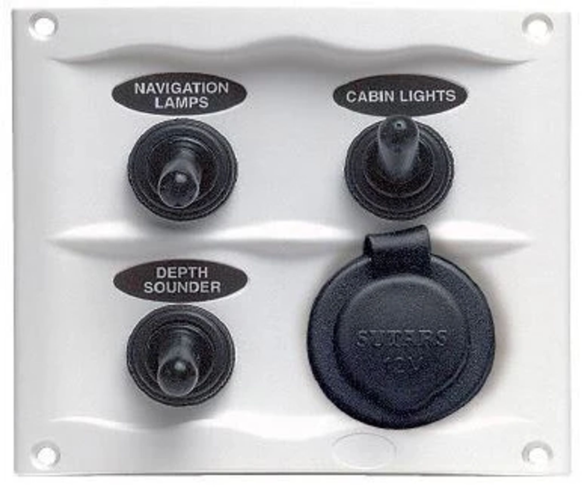 BEP Switch Panel DC Waterproof 3xOn/Off 1xPower Re